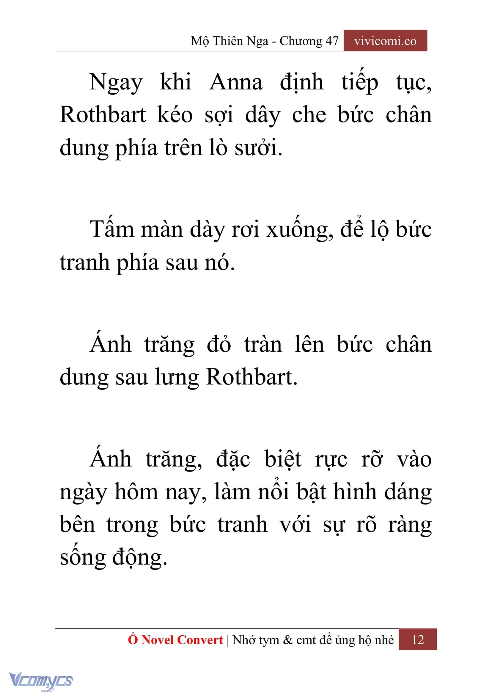 [Novel] Mộ Thiên Nga Chap 47 - Trang 2