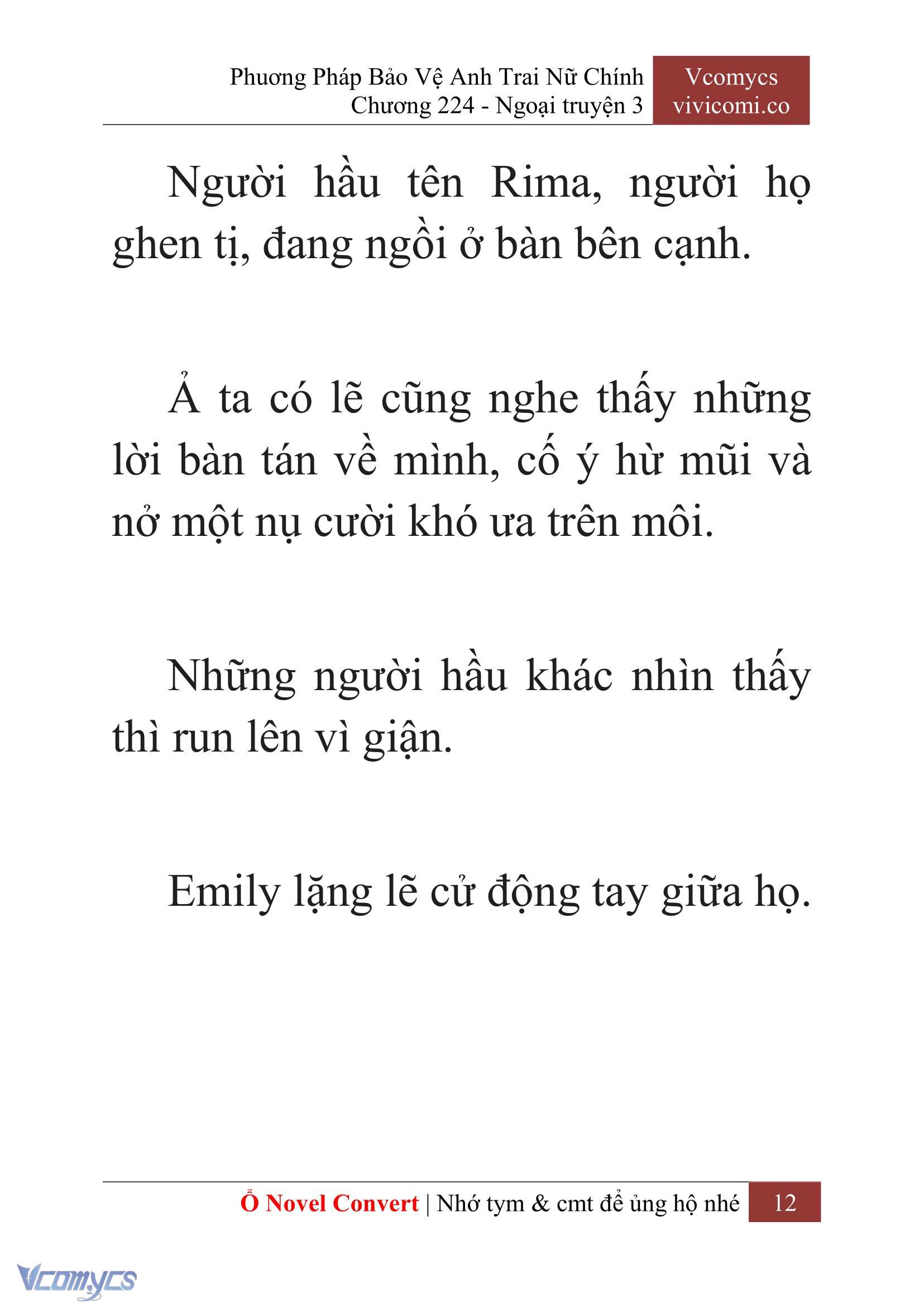 [Novel] Phương Pháp Bảo Vệ Anh Trai Nữ Chính Chap 224 - Trang 2