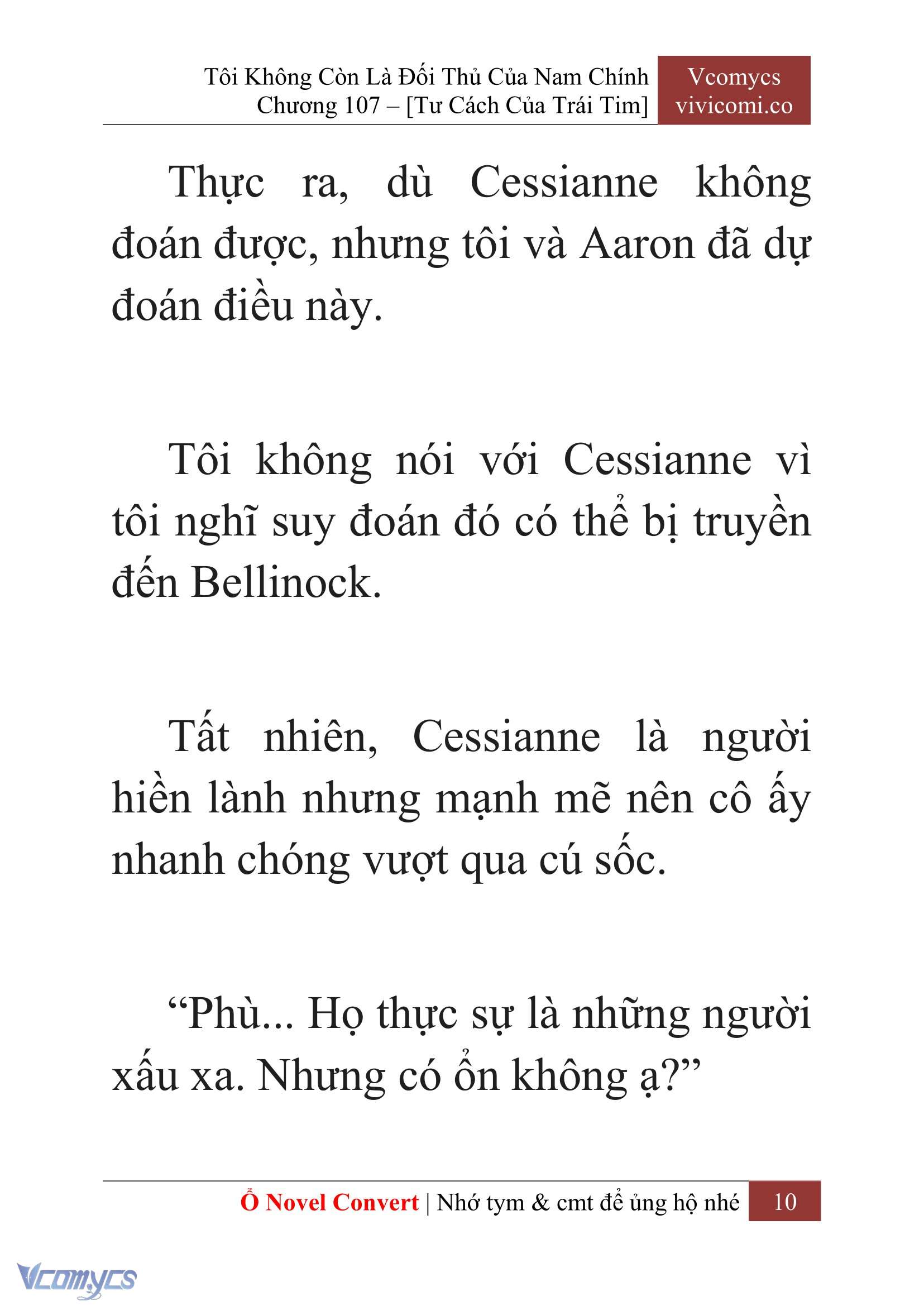 [Novel] Tôi Không Còn Là Đối Thủ Của Nam Chính Chap 107 - Trang 2