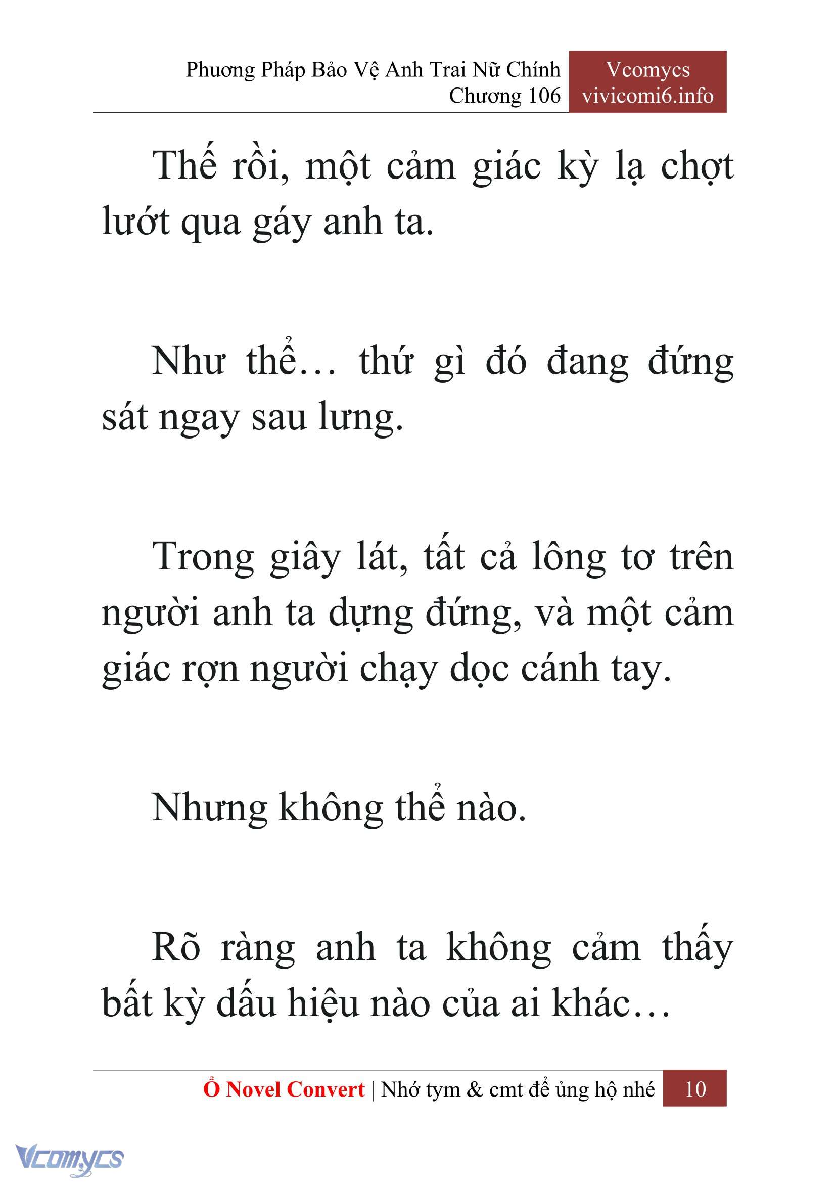 [Novel] Phương Pháp Bảo Vệ Anh Trai Nữ Chính Chap 106 - Trang 2