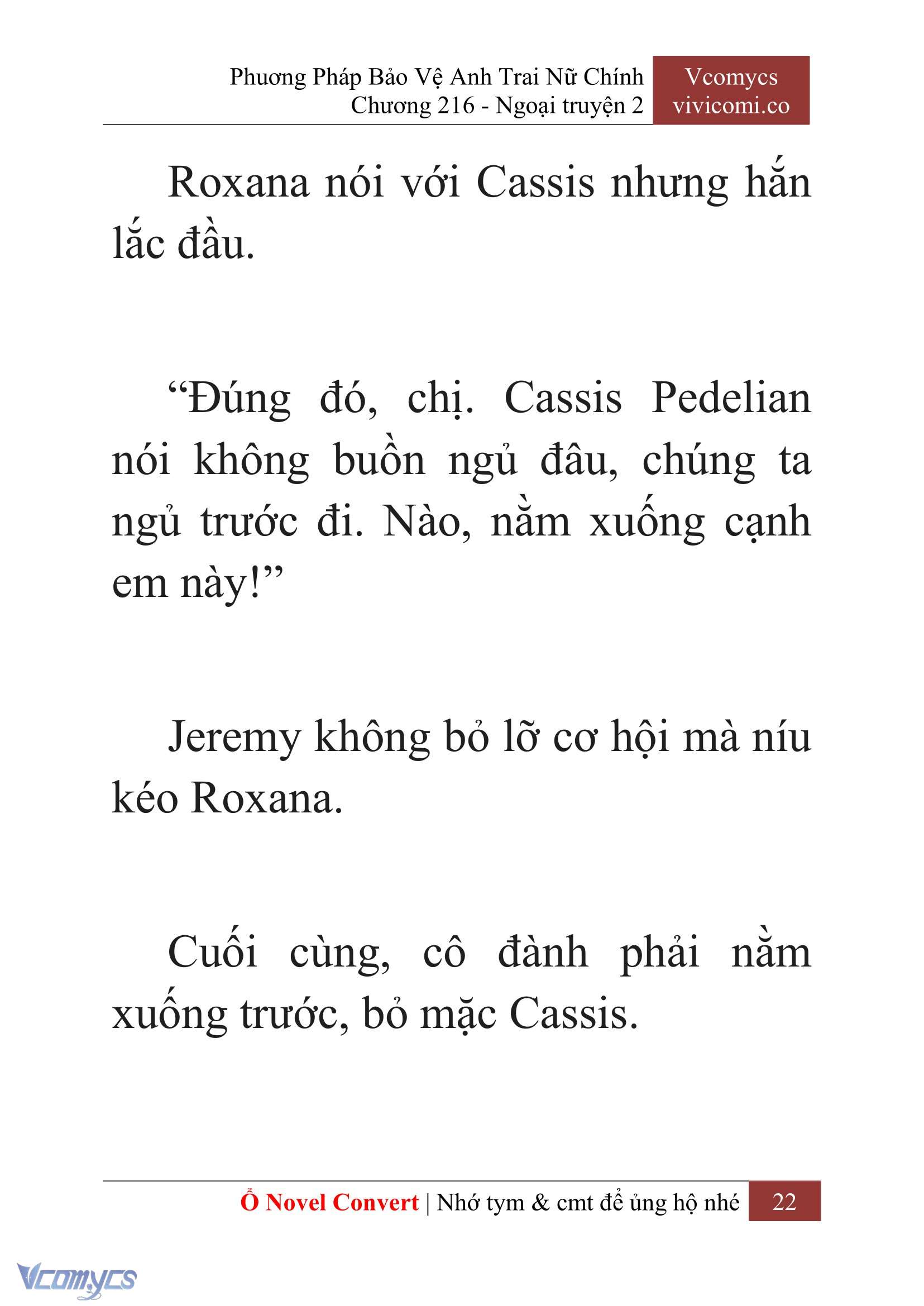 [Novel] Phương Pháp Bảo Vệ Anh Trai Nữ Chính Chap 216 - Trang 2