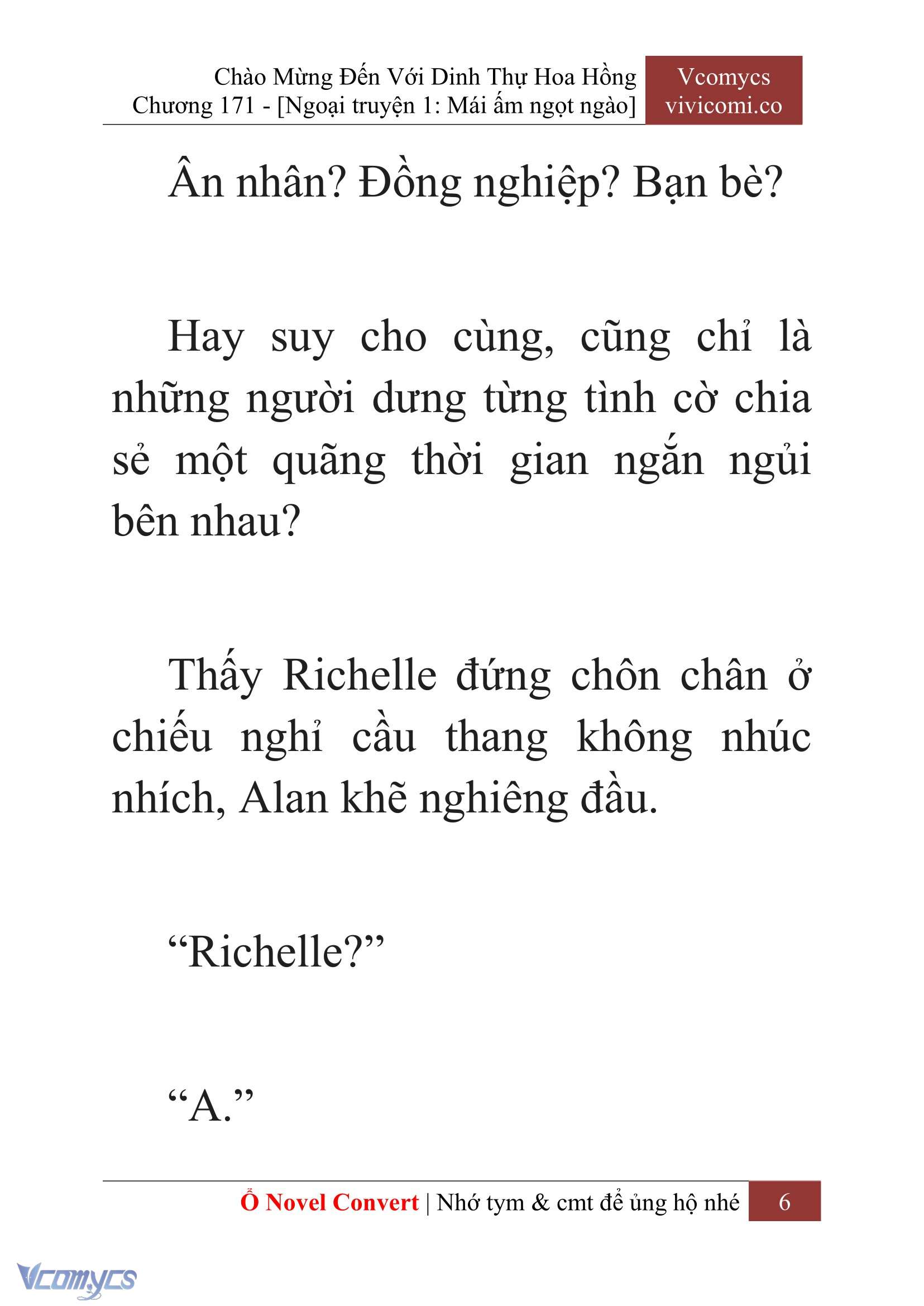 [Novel] Chào Mừng Đến Với Dinh Thự Hoa Hồng Chap 171 - Trang 2