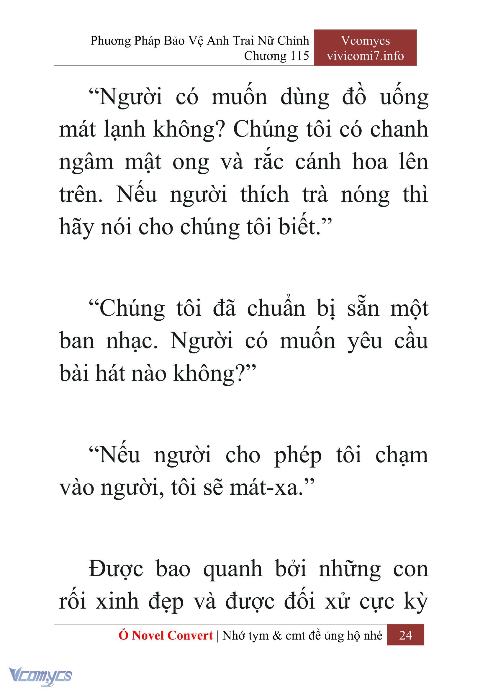 [Novel] Phương Pháp Bảo Vệ Anh Trai Nữ Chính Chap 115 - Trang 2