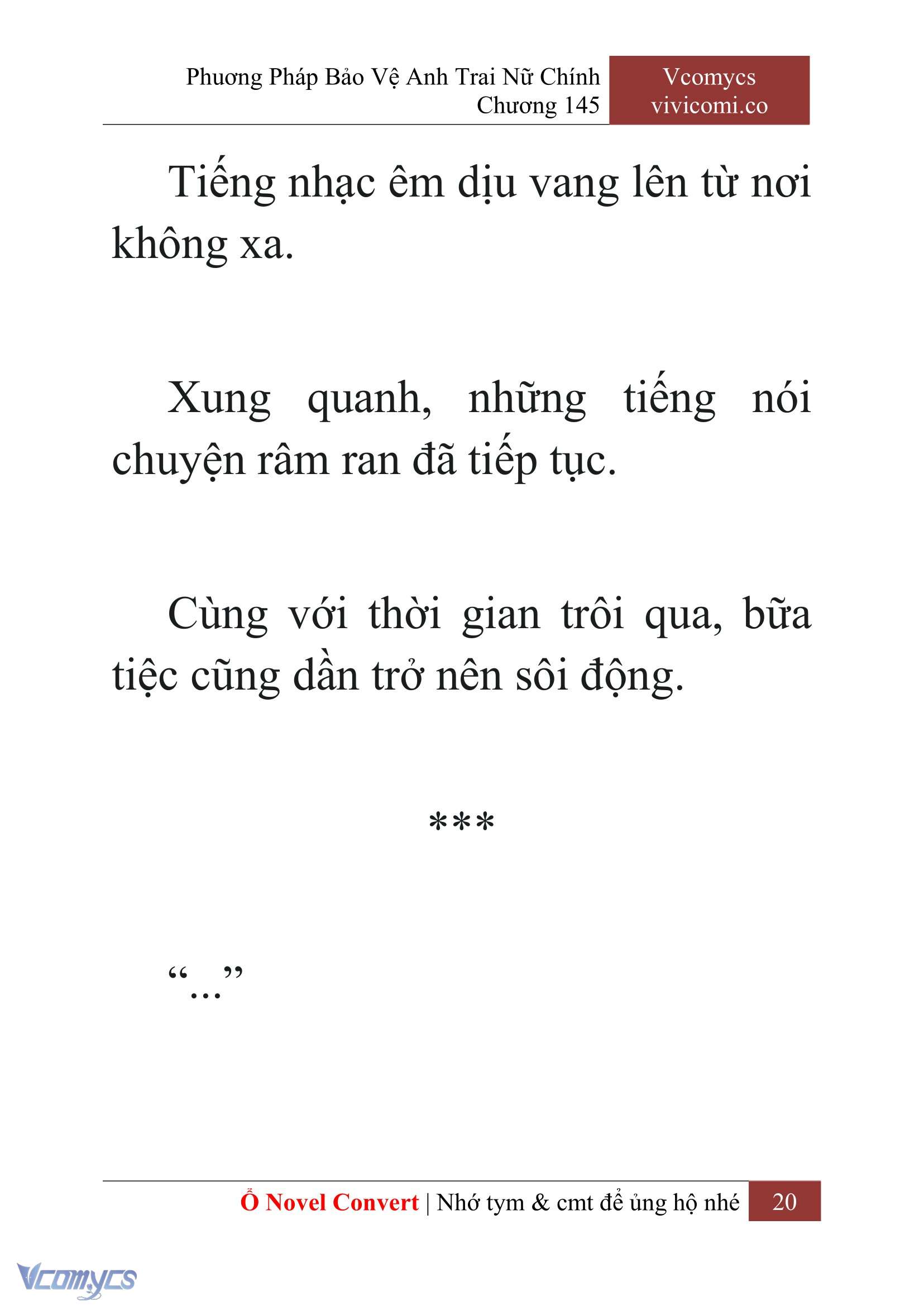 [Novel] Phương Pháp Bảo Vệ Anh Trai Nữ Chính Chap 145 - Trang 2