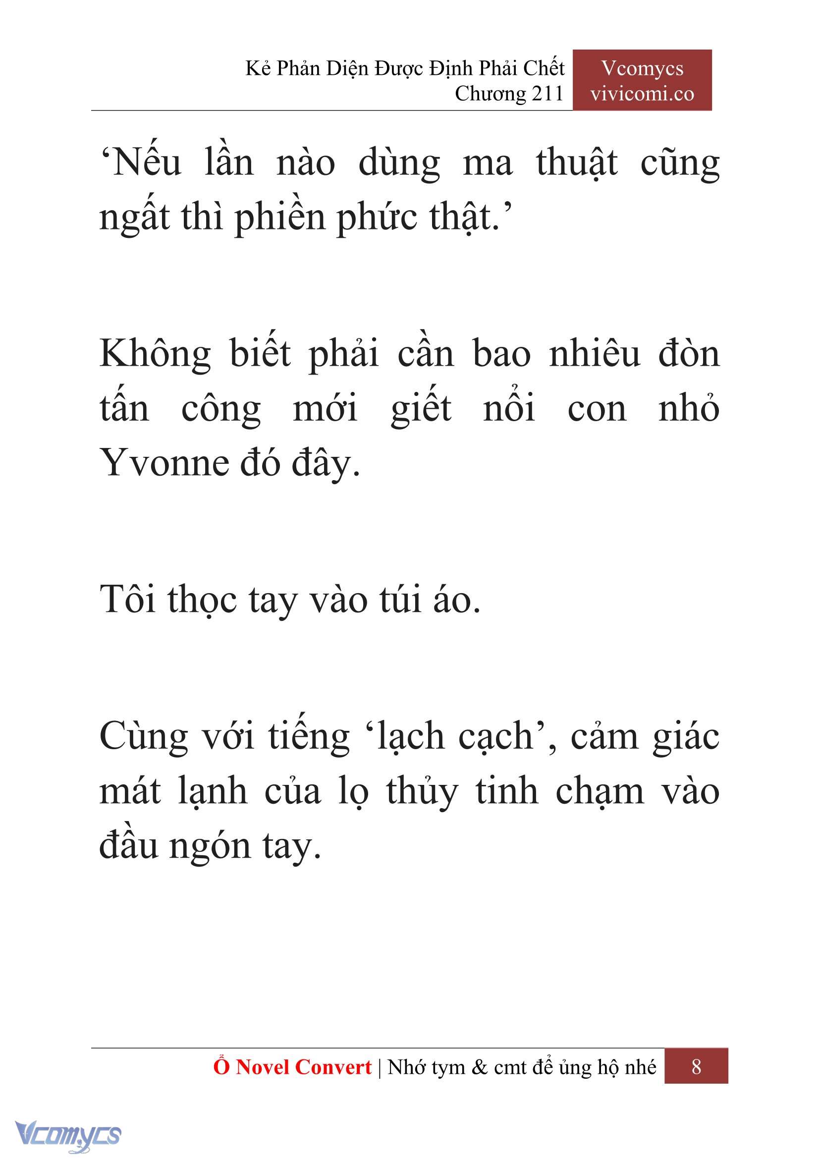 [Novel] Kẻ Phản Diện Được Định Phải Chết Chap 211 - Trang 2