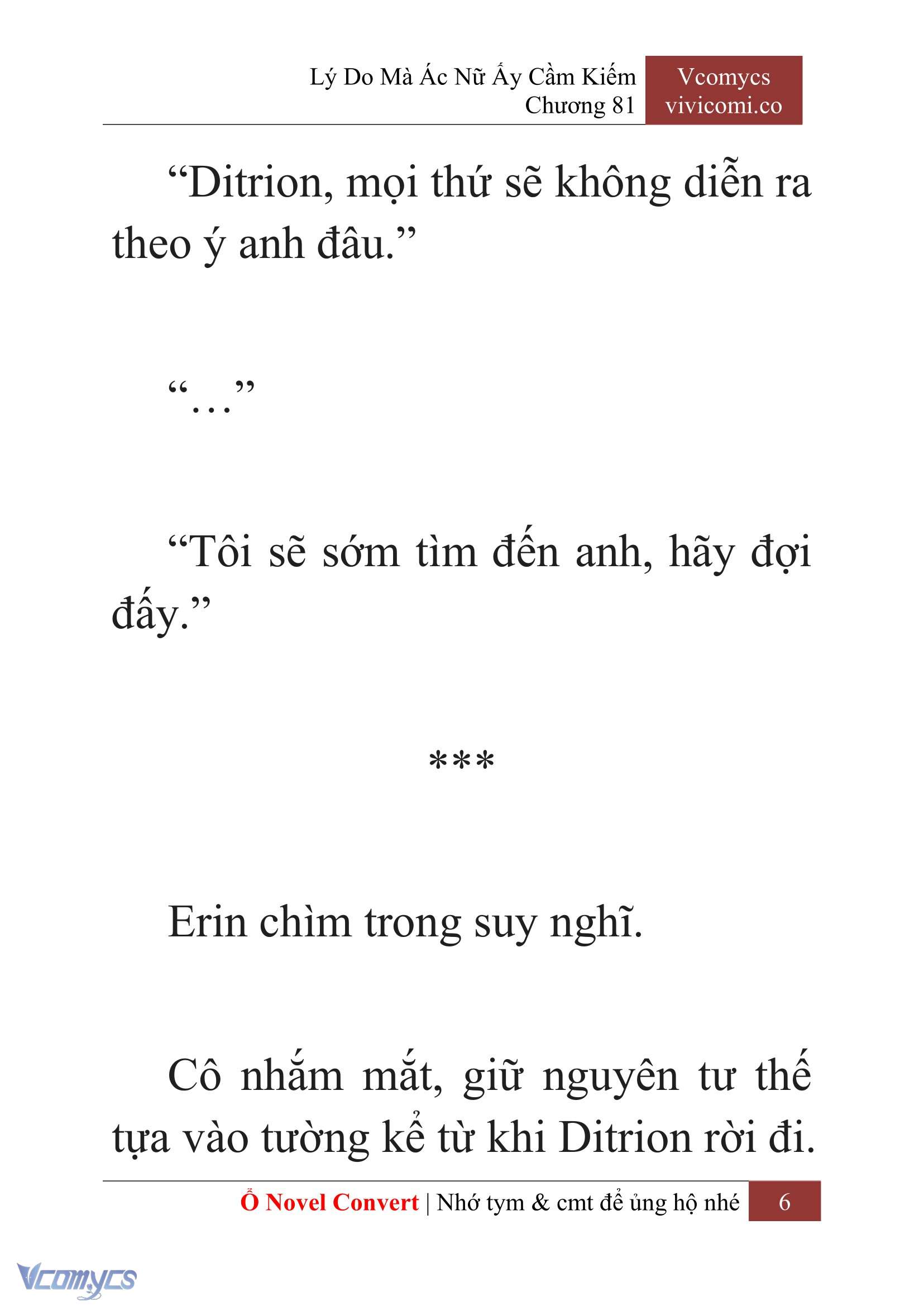 [Novel] Lý Do Mà Ác Nữ Ấy Cầm Kiếm Chap 81 - Trang 2