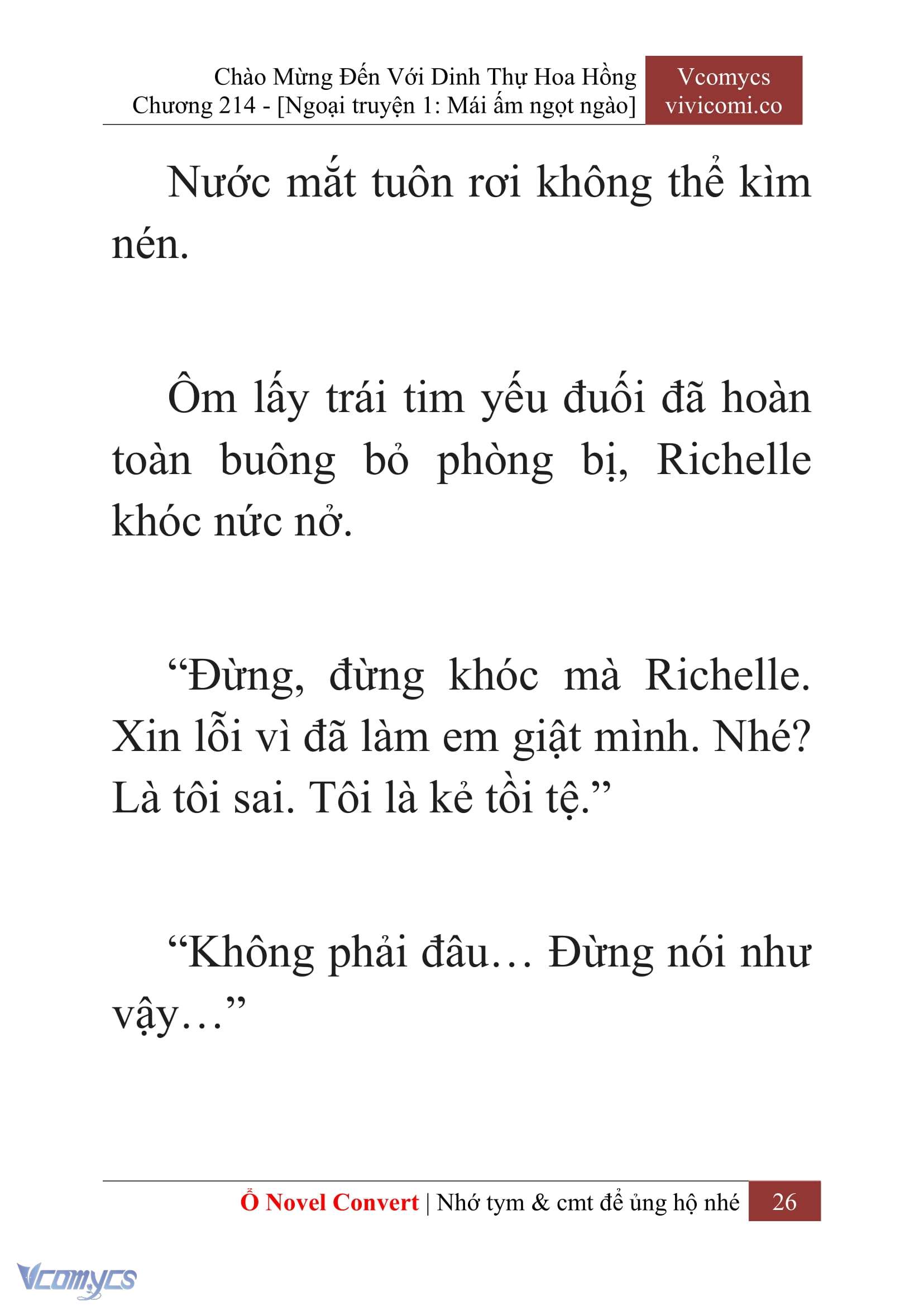 [Novel] Chào Mừng Đến Với Dinh Thự Hoa Hồng Chap 214 - Trang 2