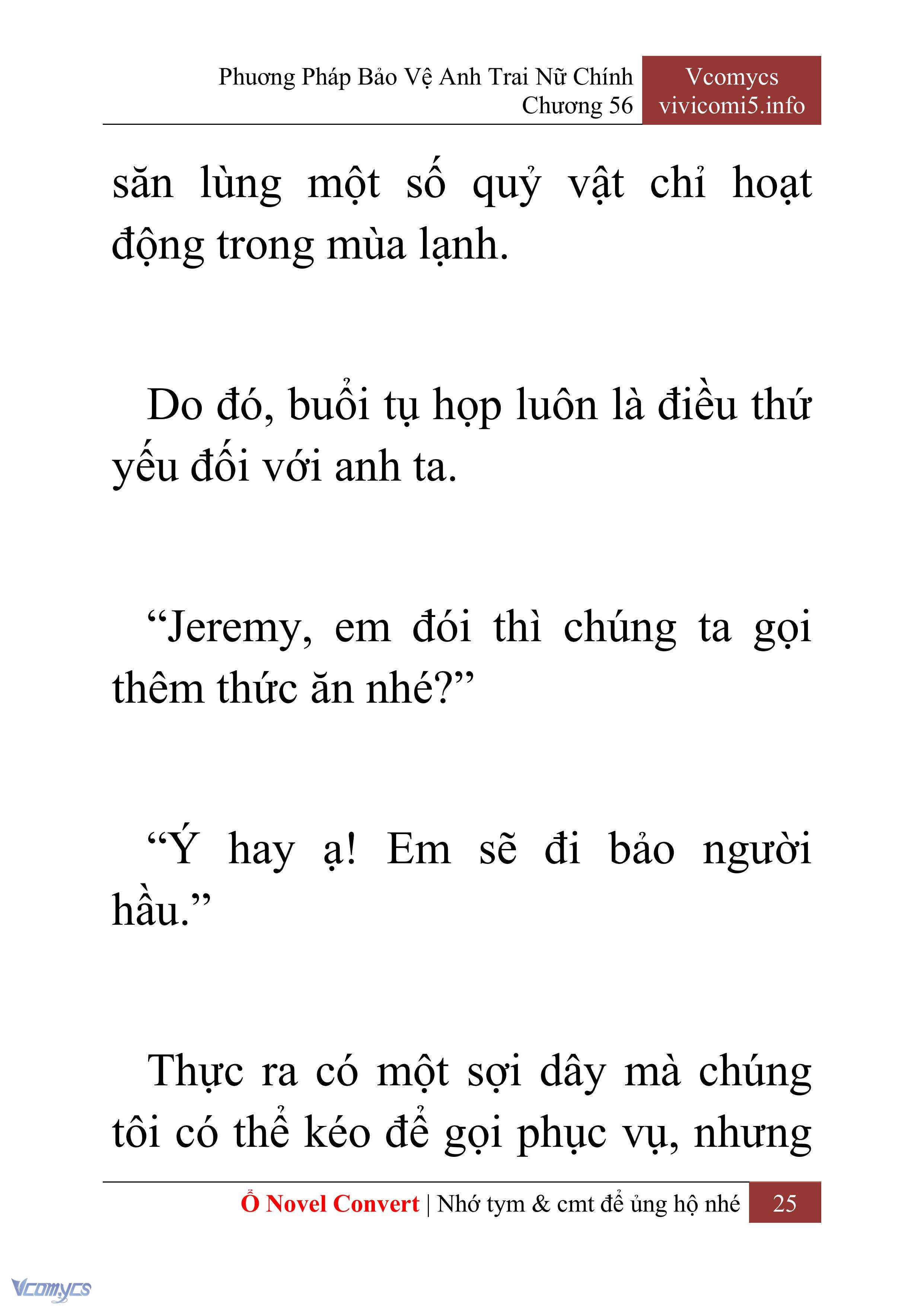 [Novel] Phương Pháp Bảo Vệ Anh Trai Nữ Chính Chap 56 - Trang 2