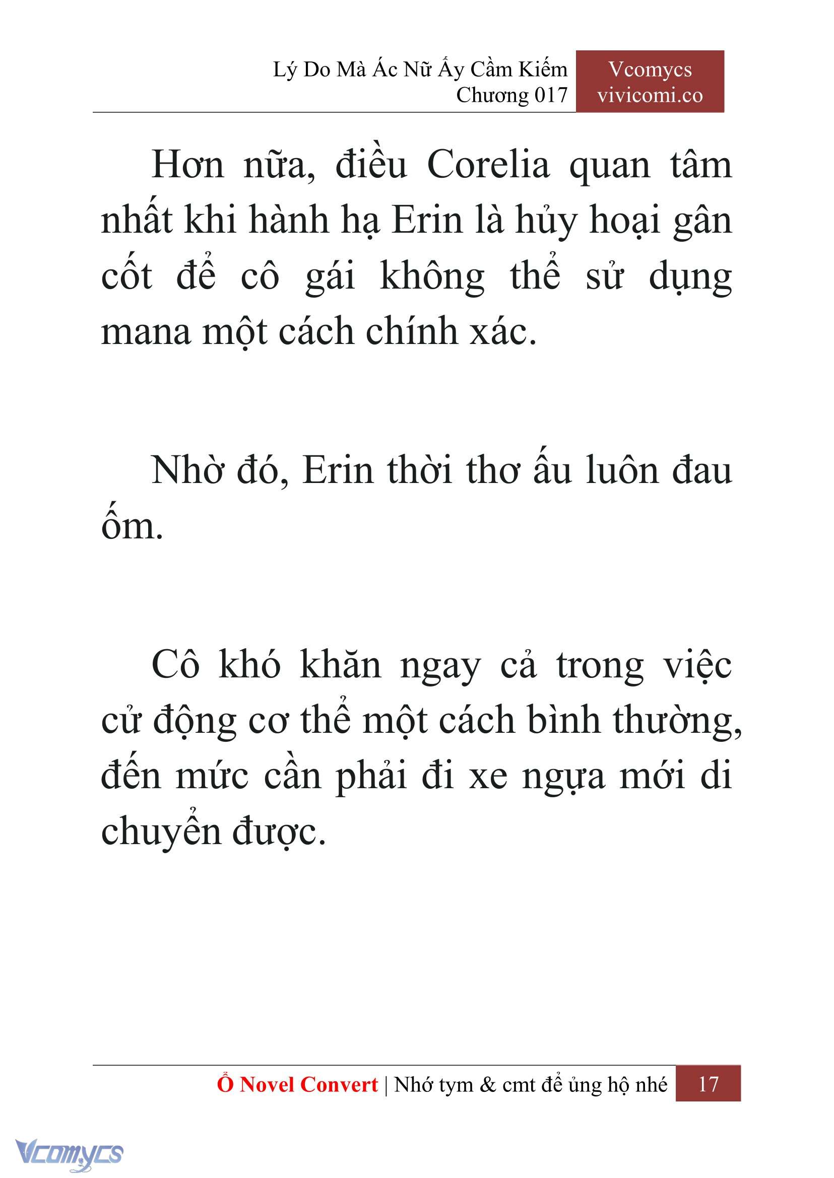 [Novel] Lý Do Mà Ác Nữ Ấy Cầm Kiếm Chap 17 - Trang 2