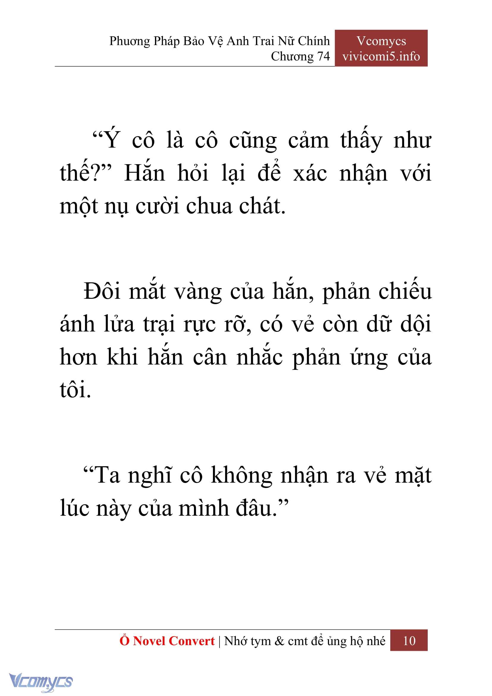 [Novel] Phương Pháp Bảo Vệ Anh Trai Nữ Chính Chap 74 - Trang 2