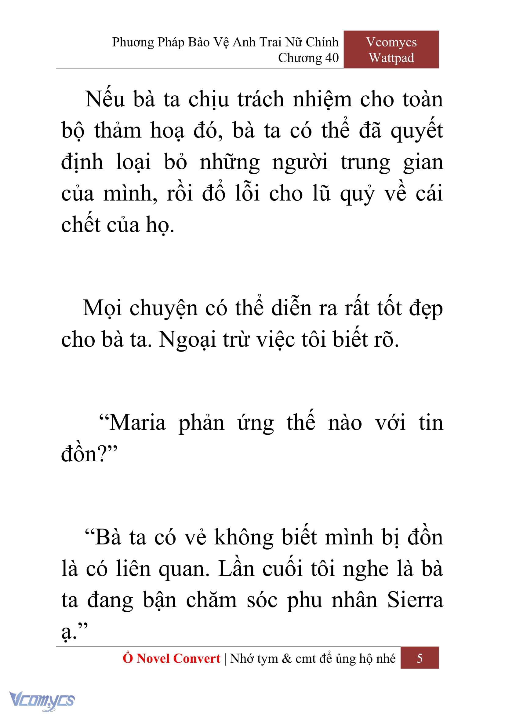 [Novel] Phương Pháp Bảo Vệ Anh Trai Nữ Chính Chap 40 - Trang 2