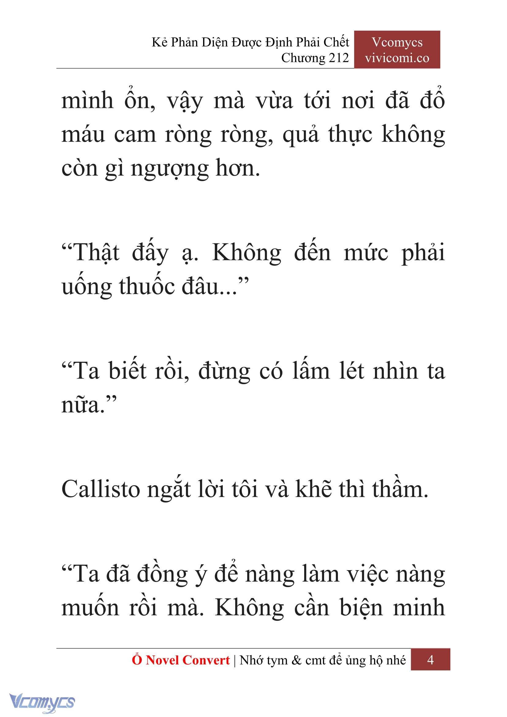 [Novel] Kẻ Phản Diện Được Định Phải Chết Chap 212 - Trang 2