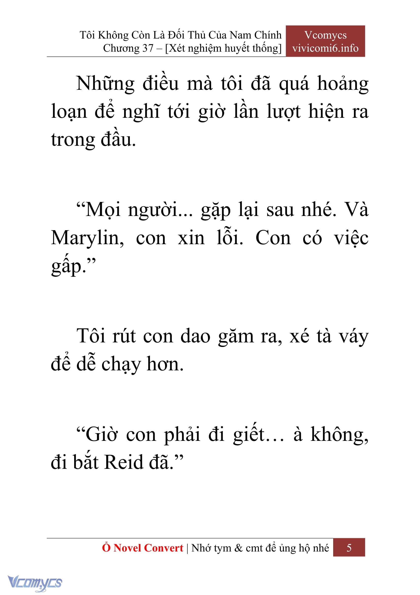 [Novel] Tôi Không Còn Là Đối Thủ Của Nam Chính Chap 37 - Trang 2