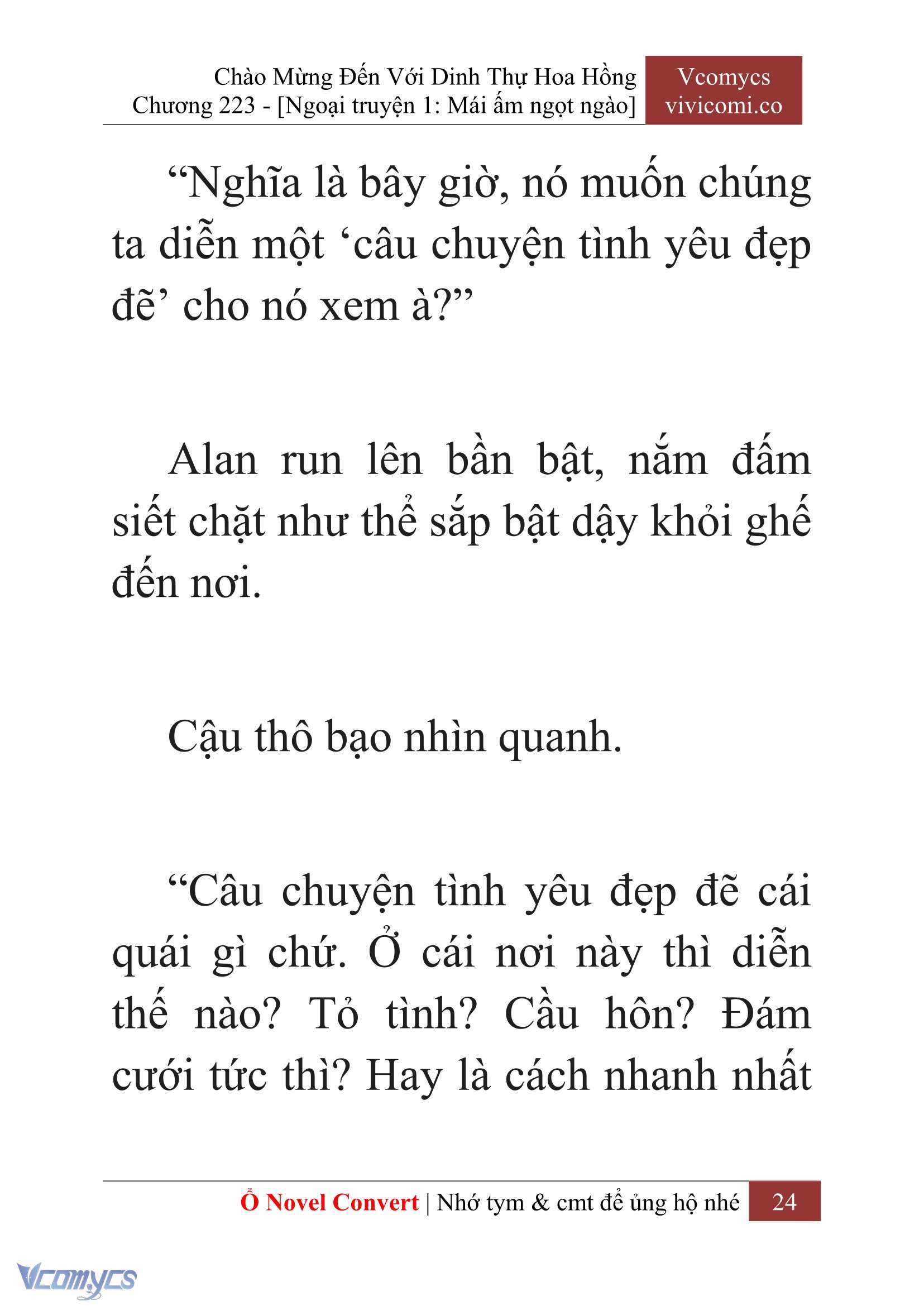 [Novel] Chào Mừng Đến Với Dinh Thự Hoa Hồng Chap 223 - Trang 2