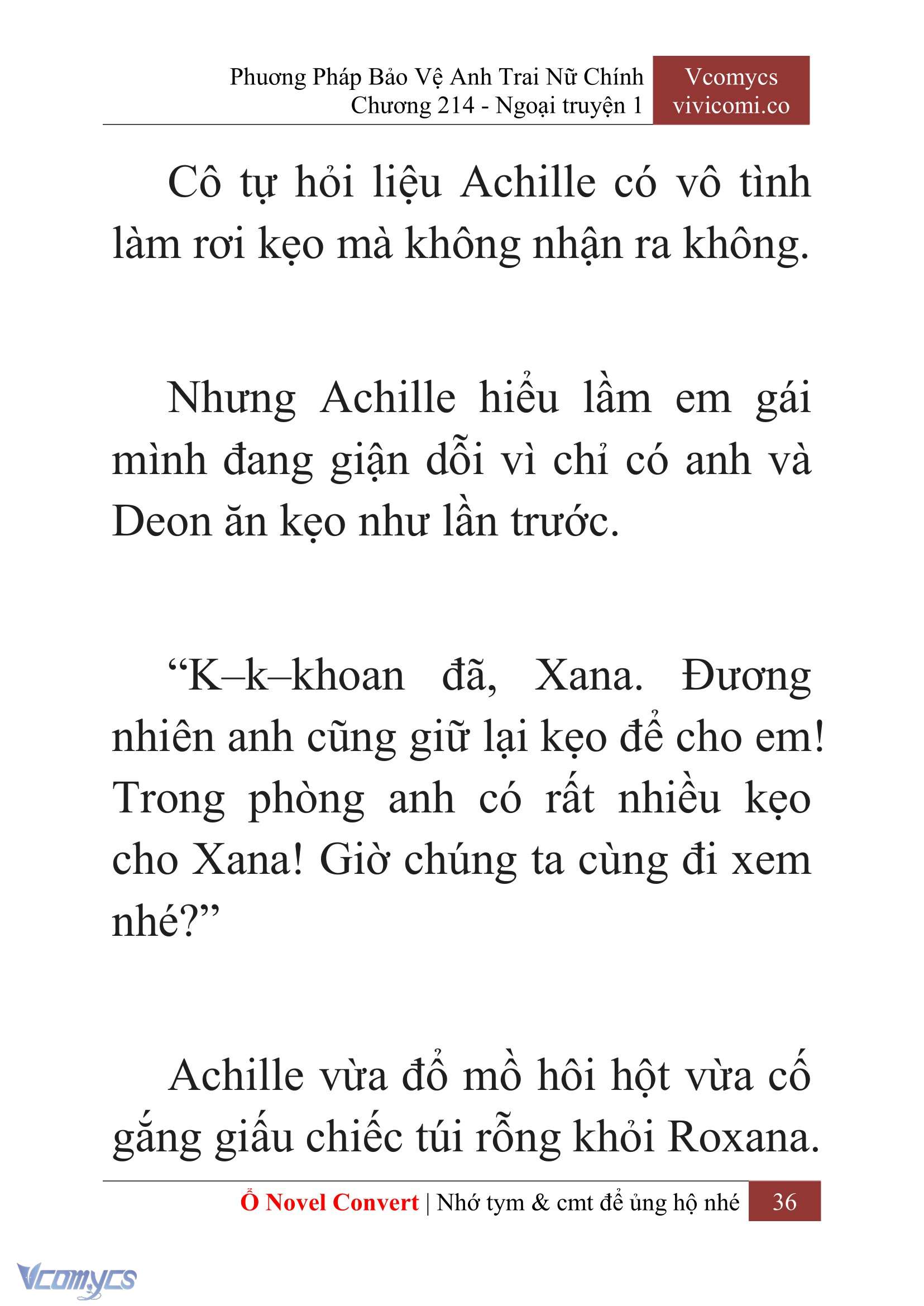 [Novel] Phương Pháp Bảo Vệ Anh Trai Nữ Chính Chap 214 - Trang 2
