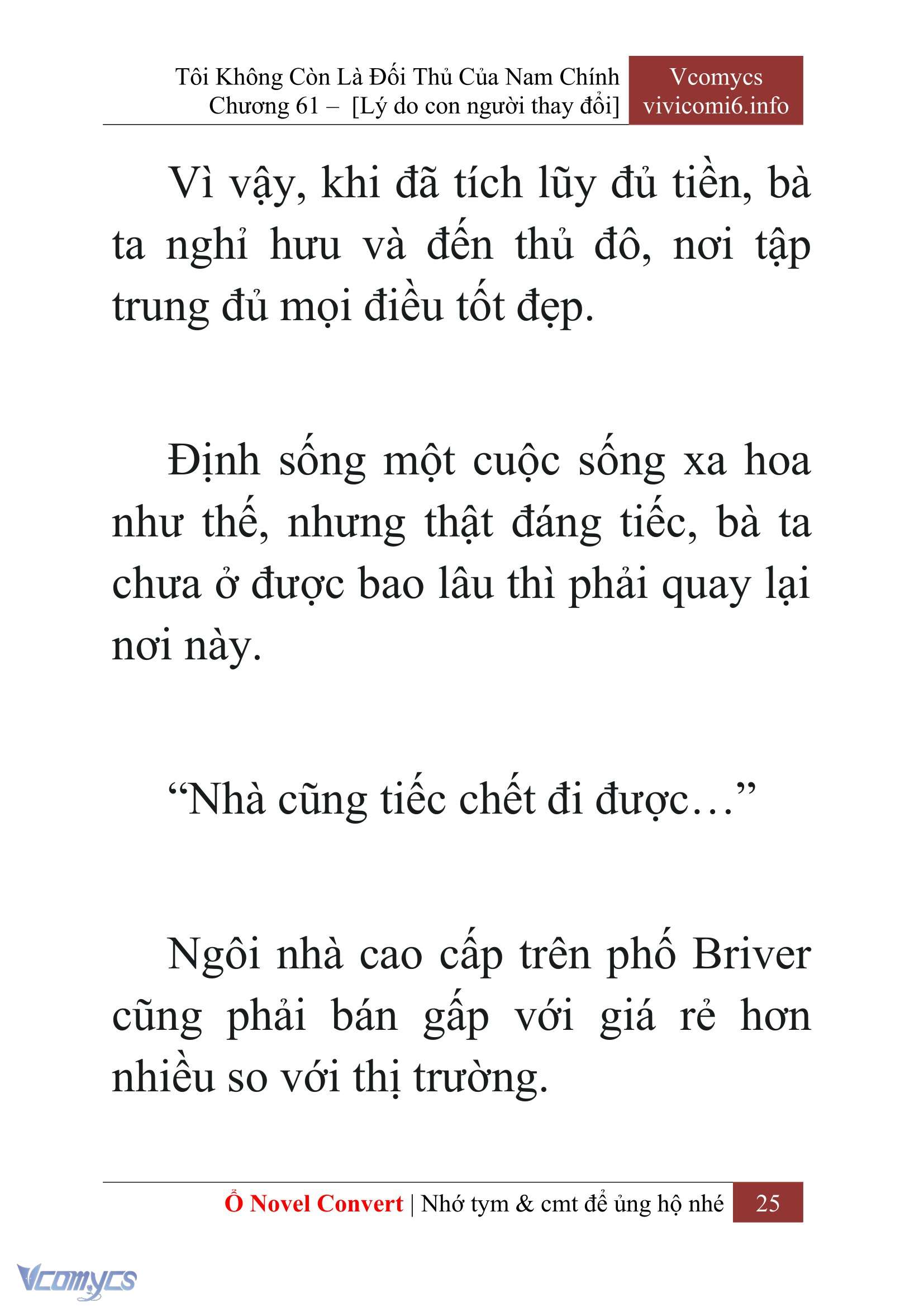 [Novel] Tôi Không Còn Là Đối Thủ Của Nam Chính Chap 61 - Trang 2