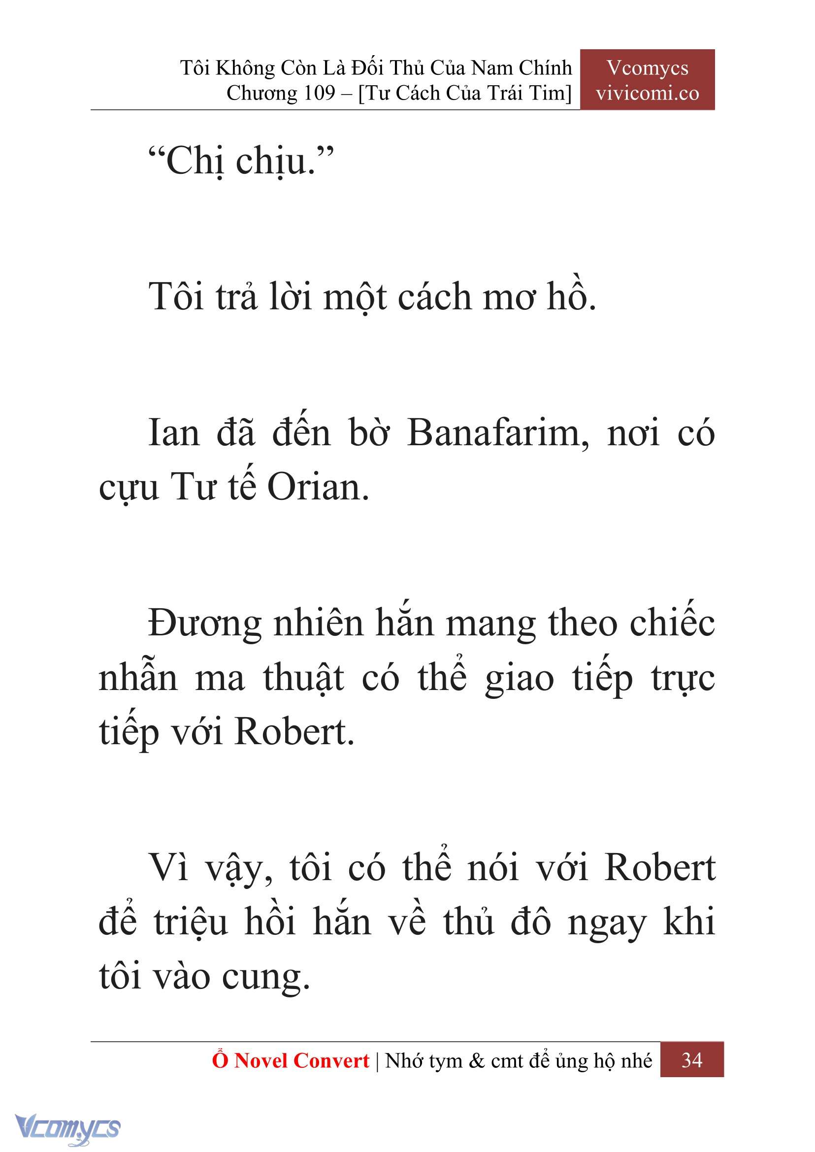 [Novel] Tôi Không Còn Là Đối Thủ Của Nam Chính Chap 109 - Trang 2