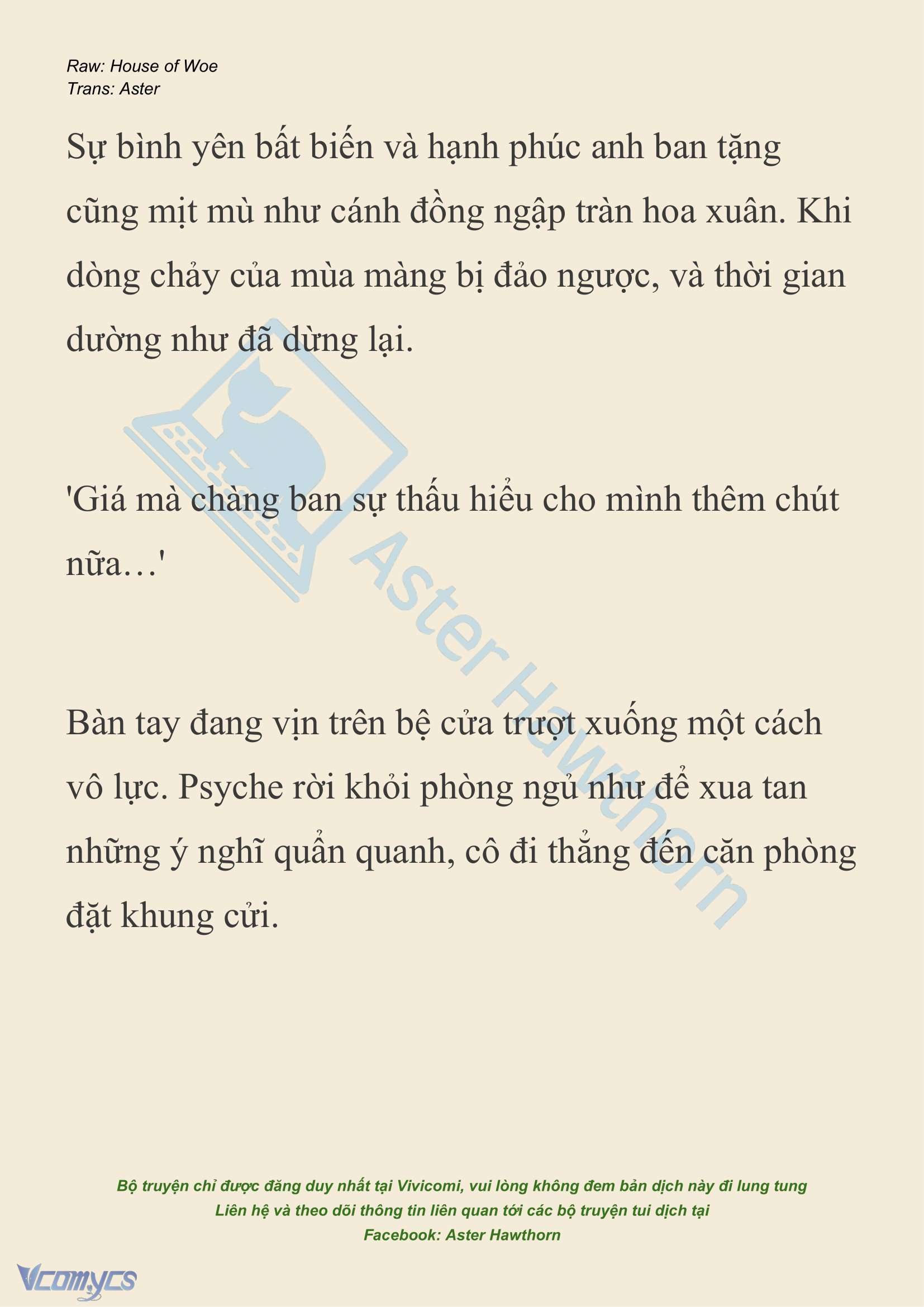 [NOVEL] Dành Cho Các Nữ Thần: Dành cho Psyche Chap 28 - Trang 2