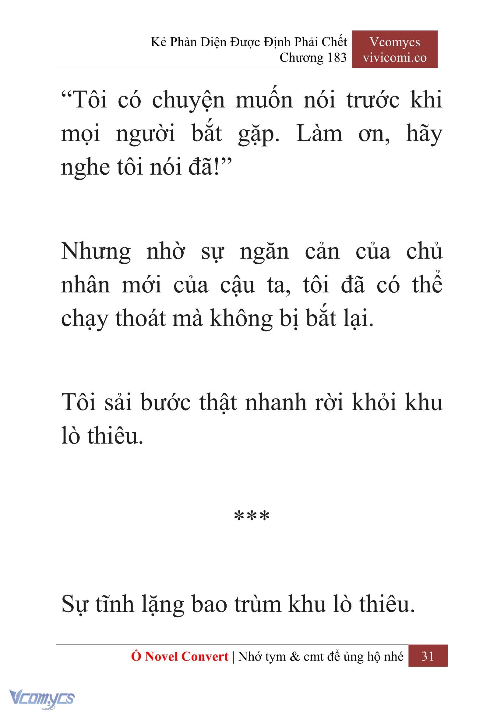 [Novel] Kẻ Phản Diện Được Định Phải Chết Chap 183 - Next Chap 184