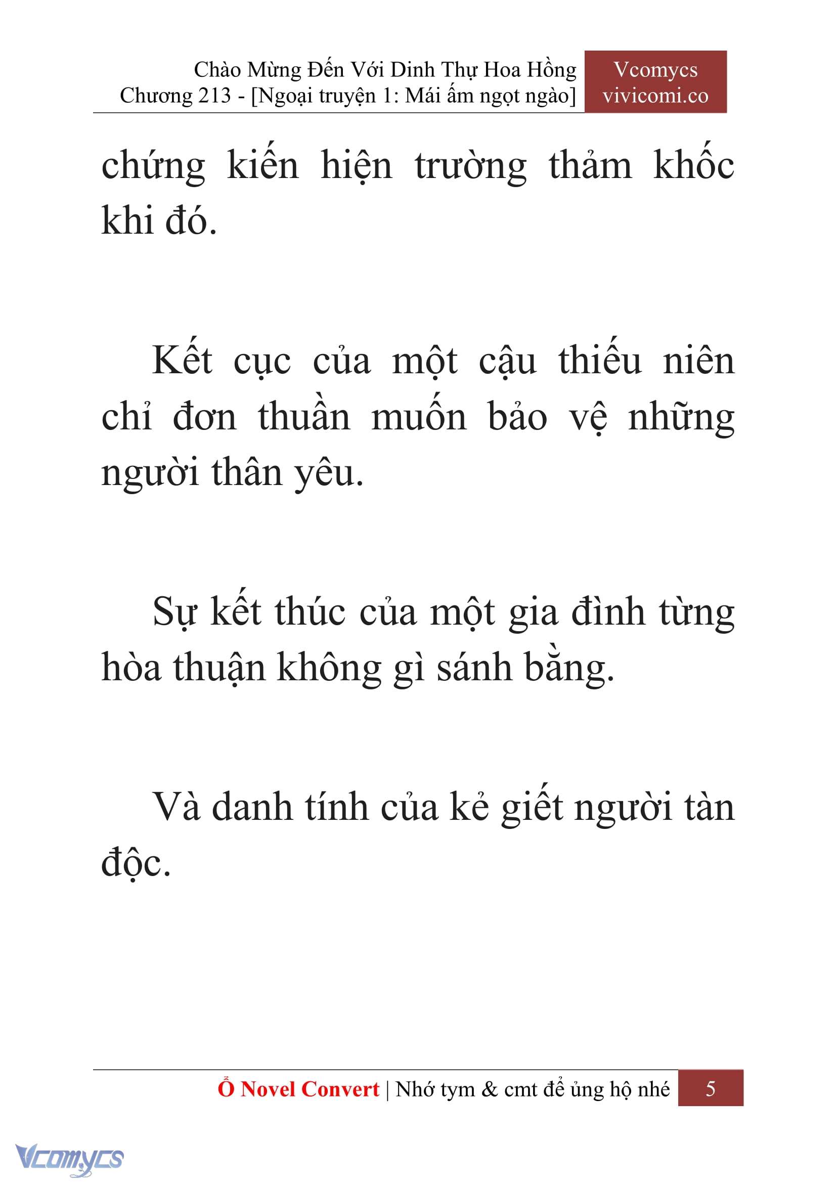 [Novel] Chào Mừng Đến Với Dinh Thự Hoa Hồng Chap 213 - Trang 2