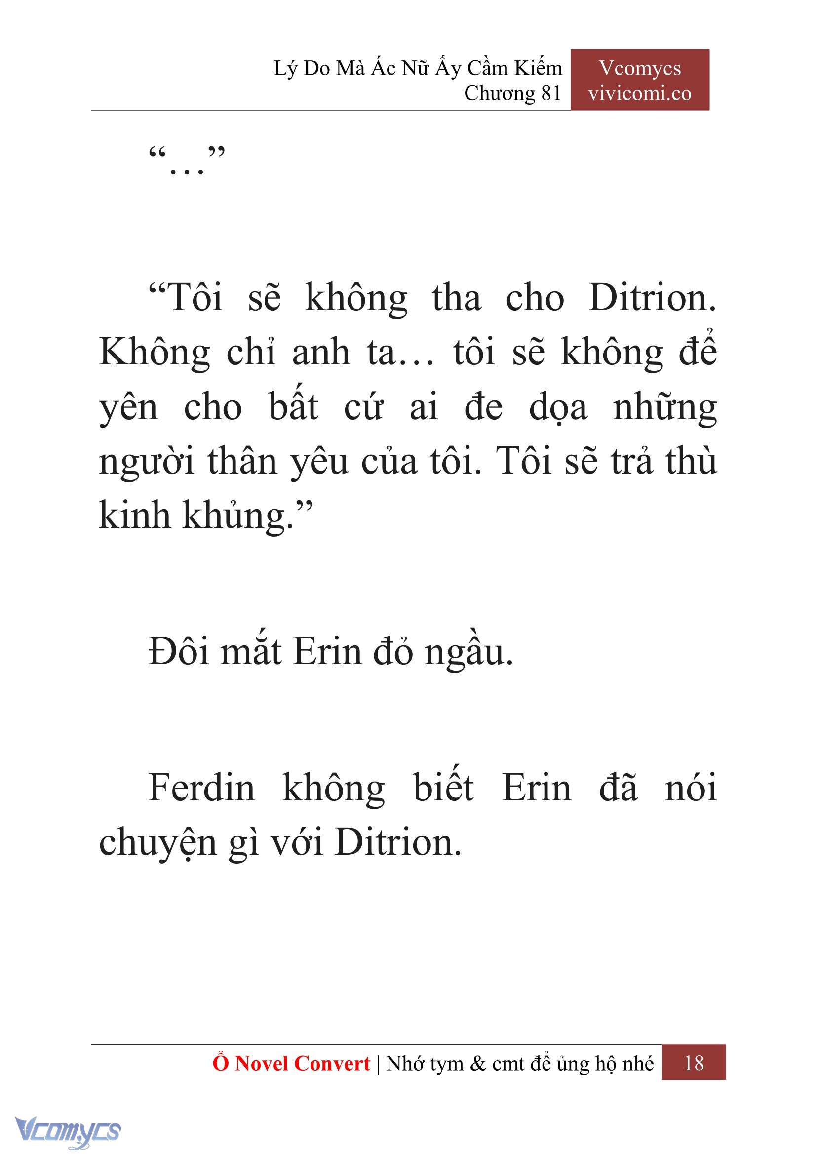 [Novel] Lý Do Mà Ác Nữ Ấy Cầm Kiếm Chap 81 - Trang 2