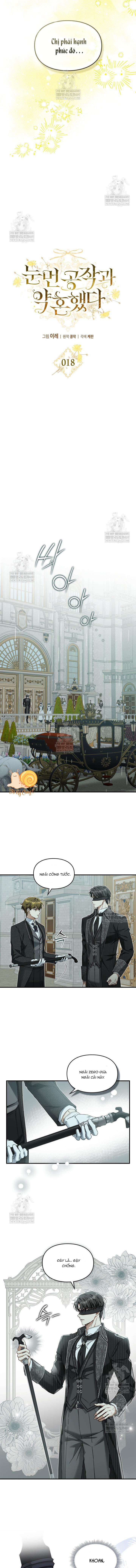 Tôi Đã Đính Hôn Với Vị Công Tước Mù Chap 18 - Trang 2