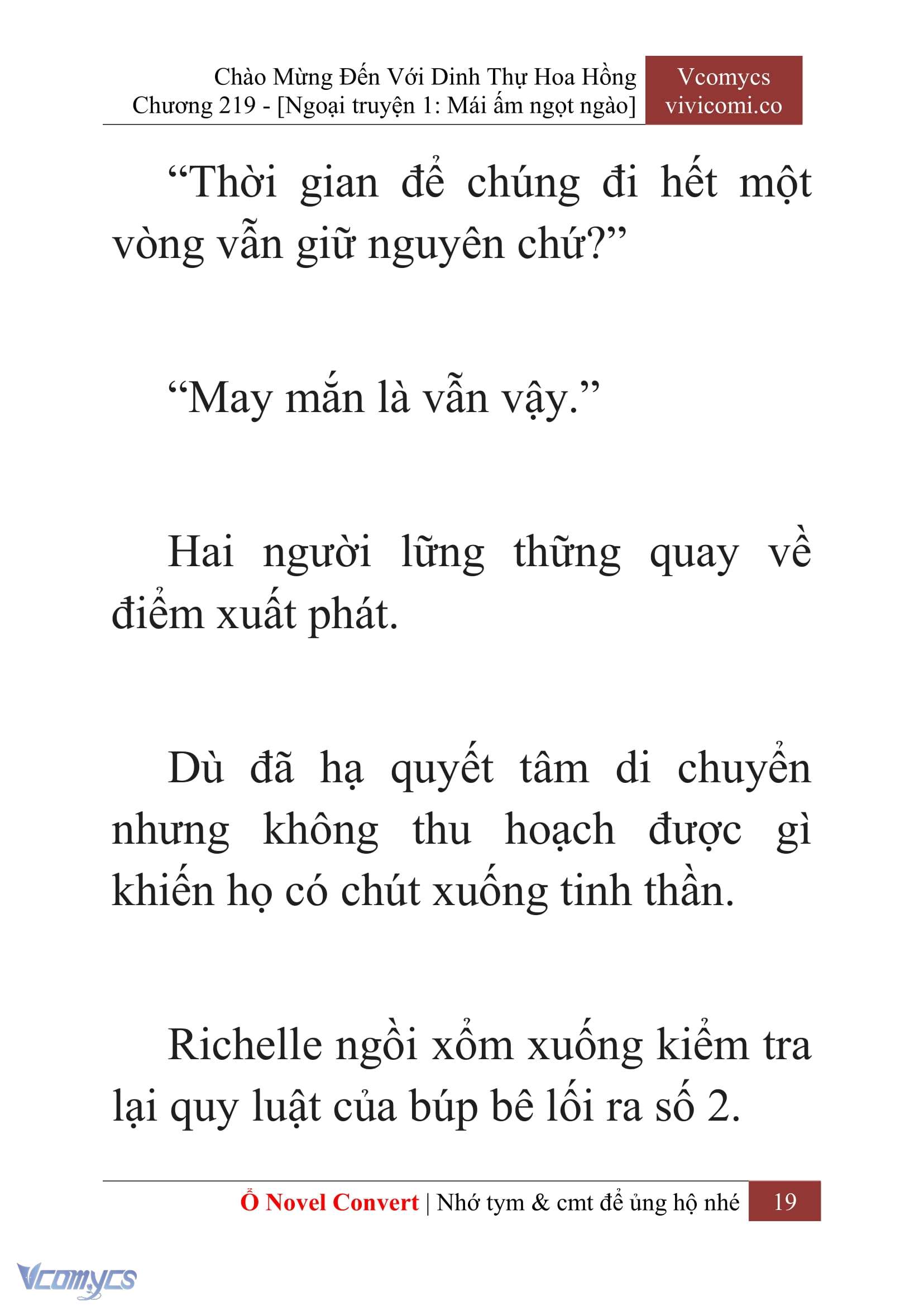 [Novel] Chào Mừng Đến Với Dinh Thự Hoa Hồng Chap 219 - Trang 2