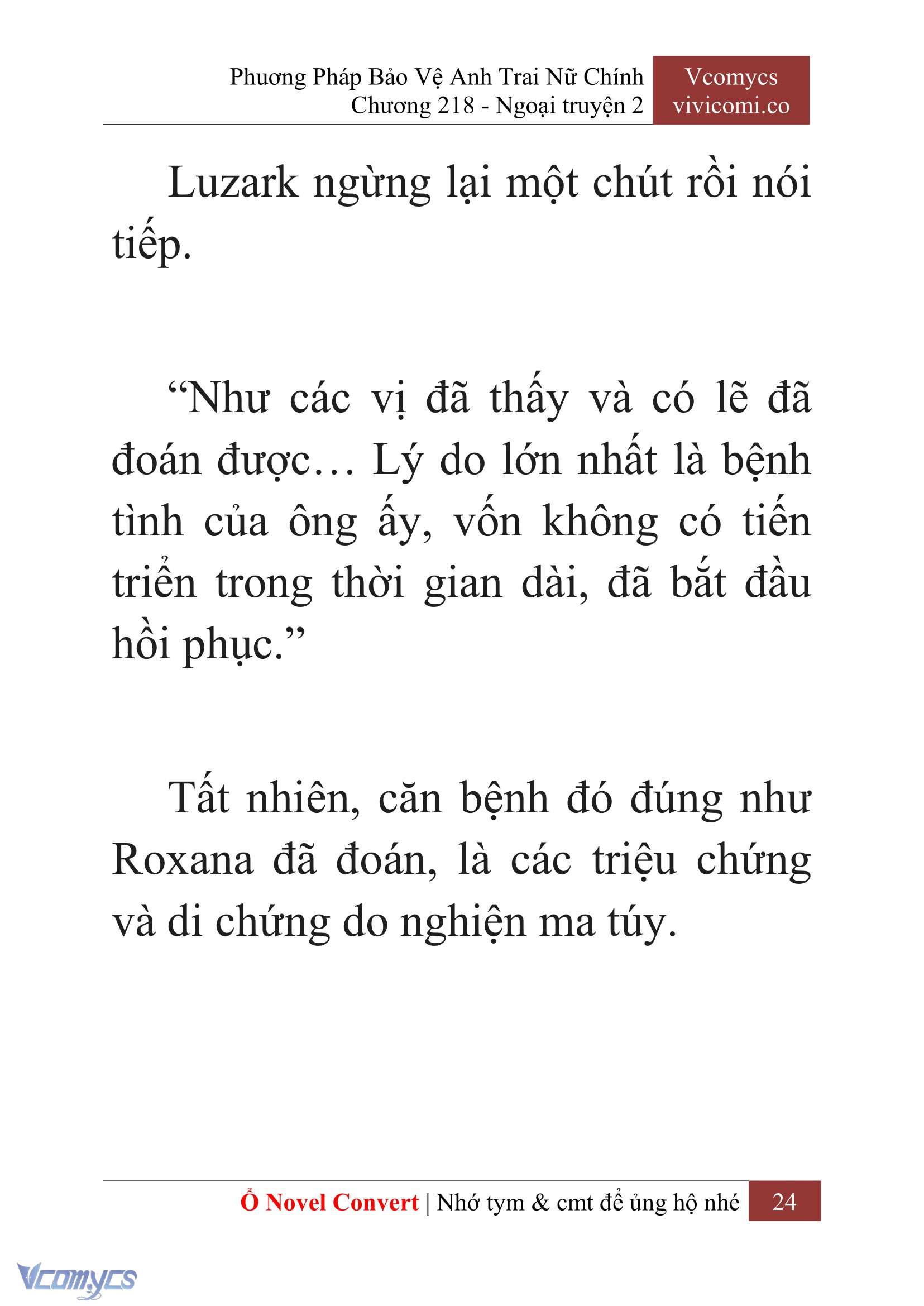 [Novel] Phương Pháp Bảo Vệ Anh Trai Nữ Chính Chap 218 - Trang 2