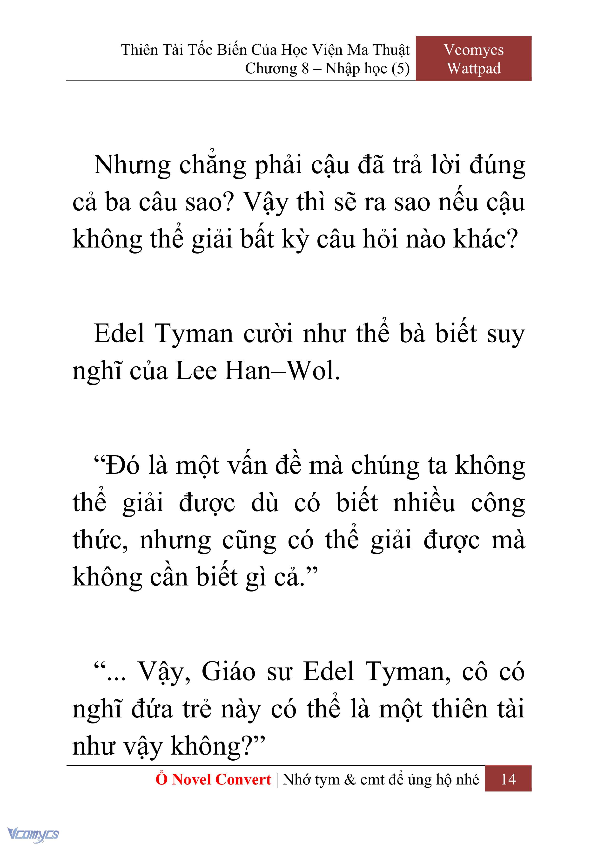 [Novel] Thiên Tài Tốc Biến Của Học Viện Ma Thuật Chap 8 - Trang 2