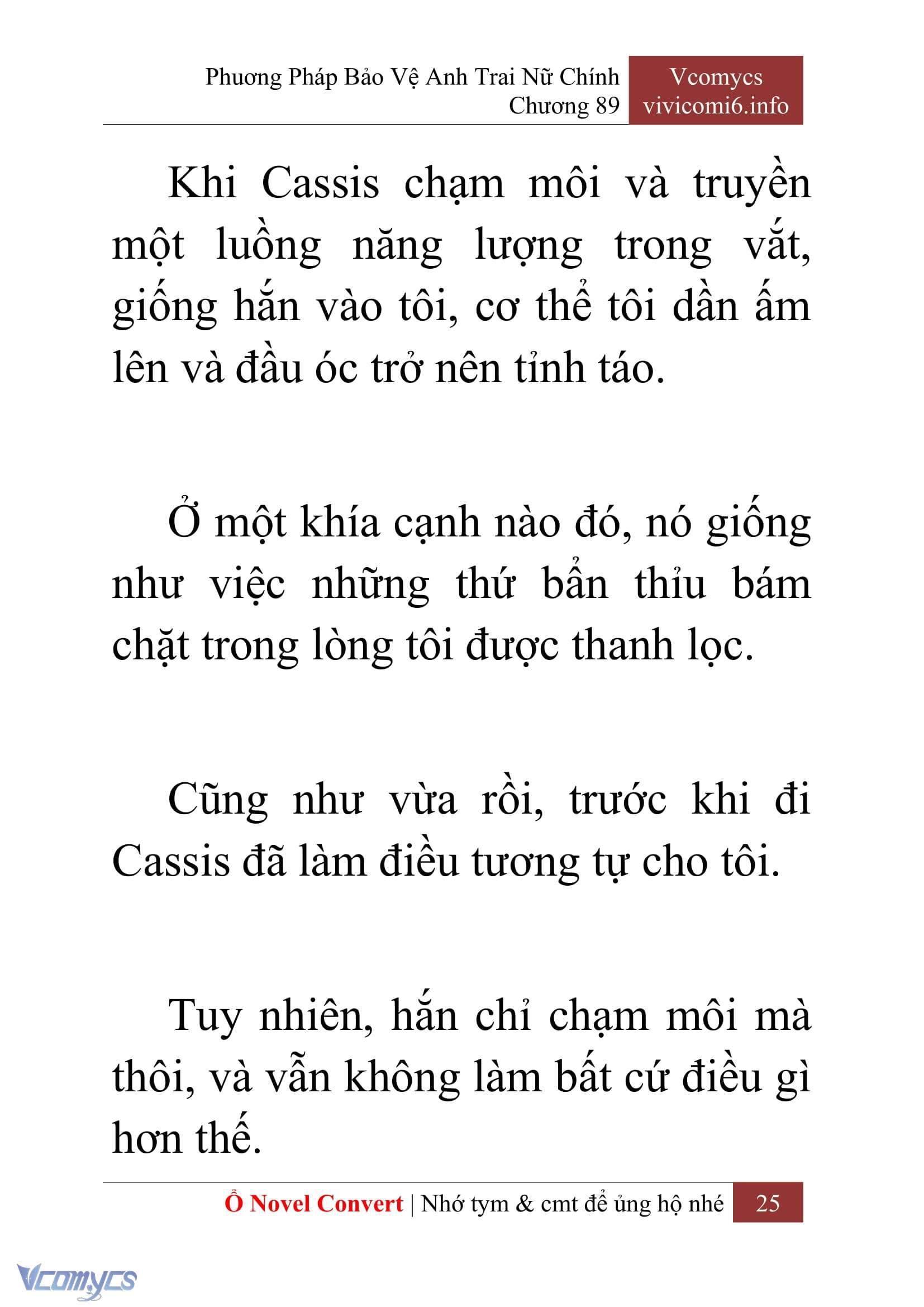 [Novel] Phương Pháp Bảo Vệ Anh Trai Nữ Chính Chap 89 - Trang 2