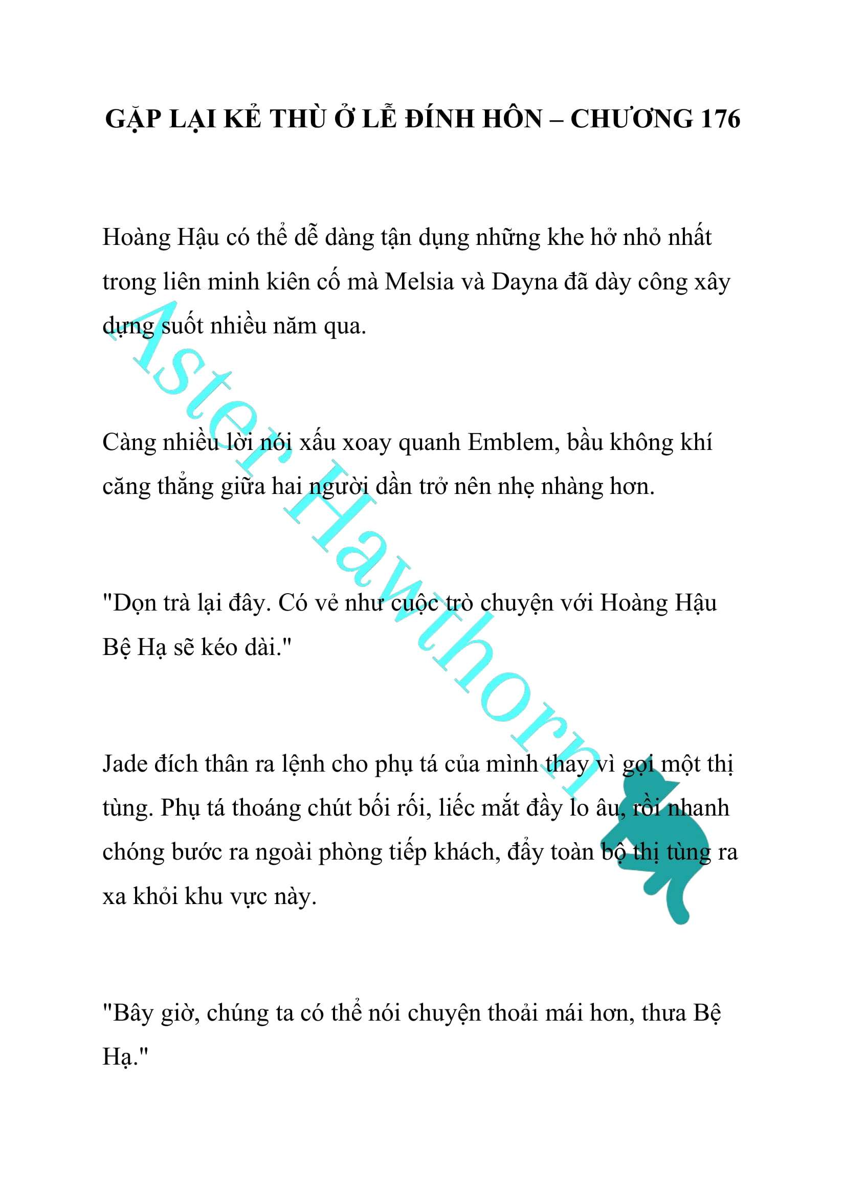 [NOVEL] Gặp Lại Kẻ Thù Ở Lễ Đính Hôn Chap 176 - Trang 2
