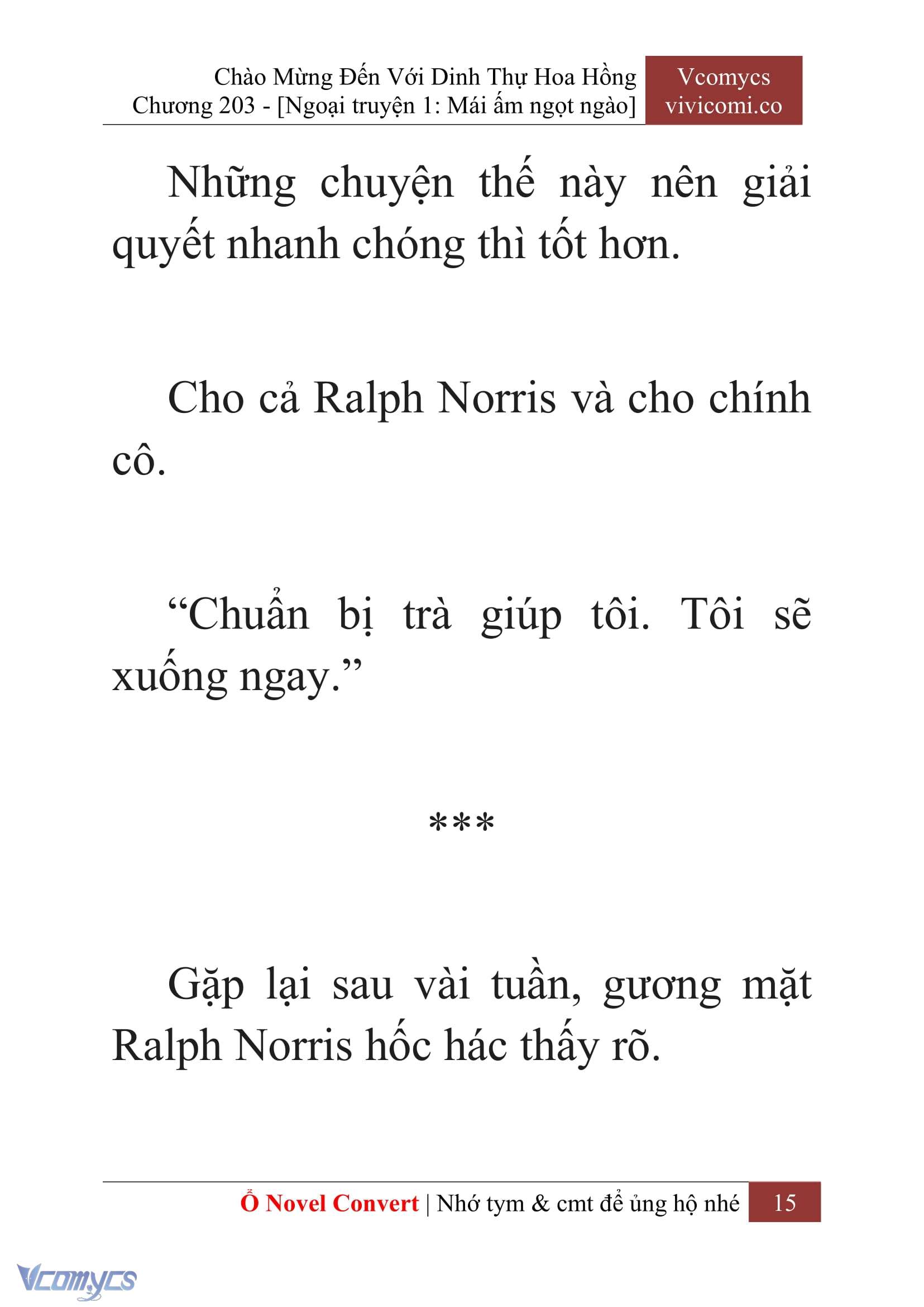 [Novel] Chào Mừng Đến Với Dinh Thự Hoa Hồng Chap 203 - Trang 2