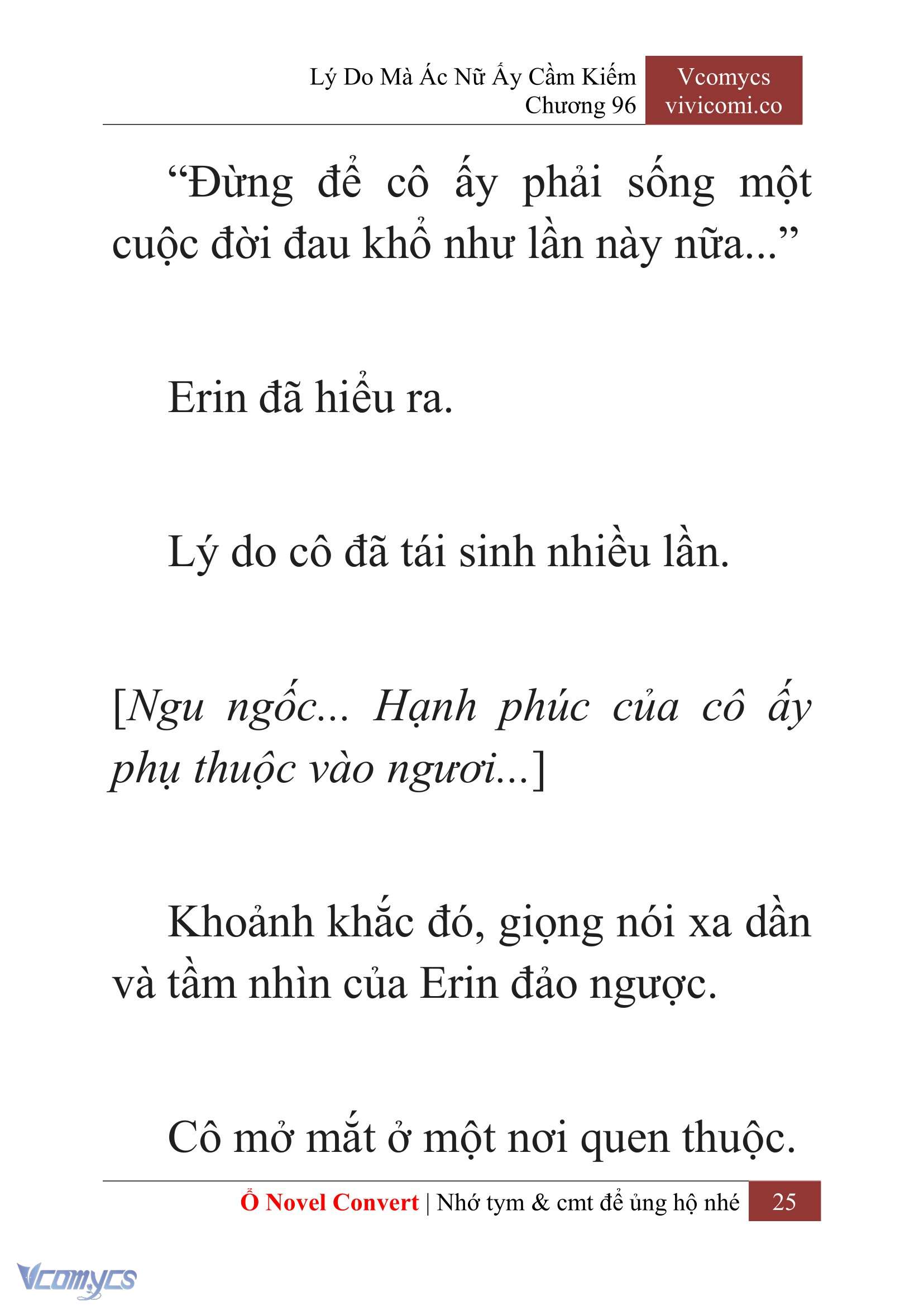 [Novel] Lý Do Mà Ác Nữ Ấy Cầm Kiếm Chap 96 - Trang 2