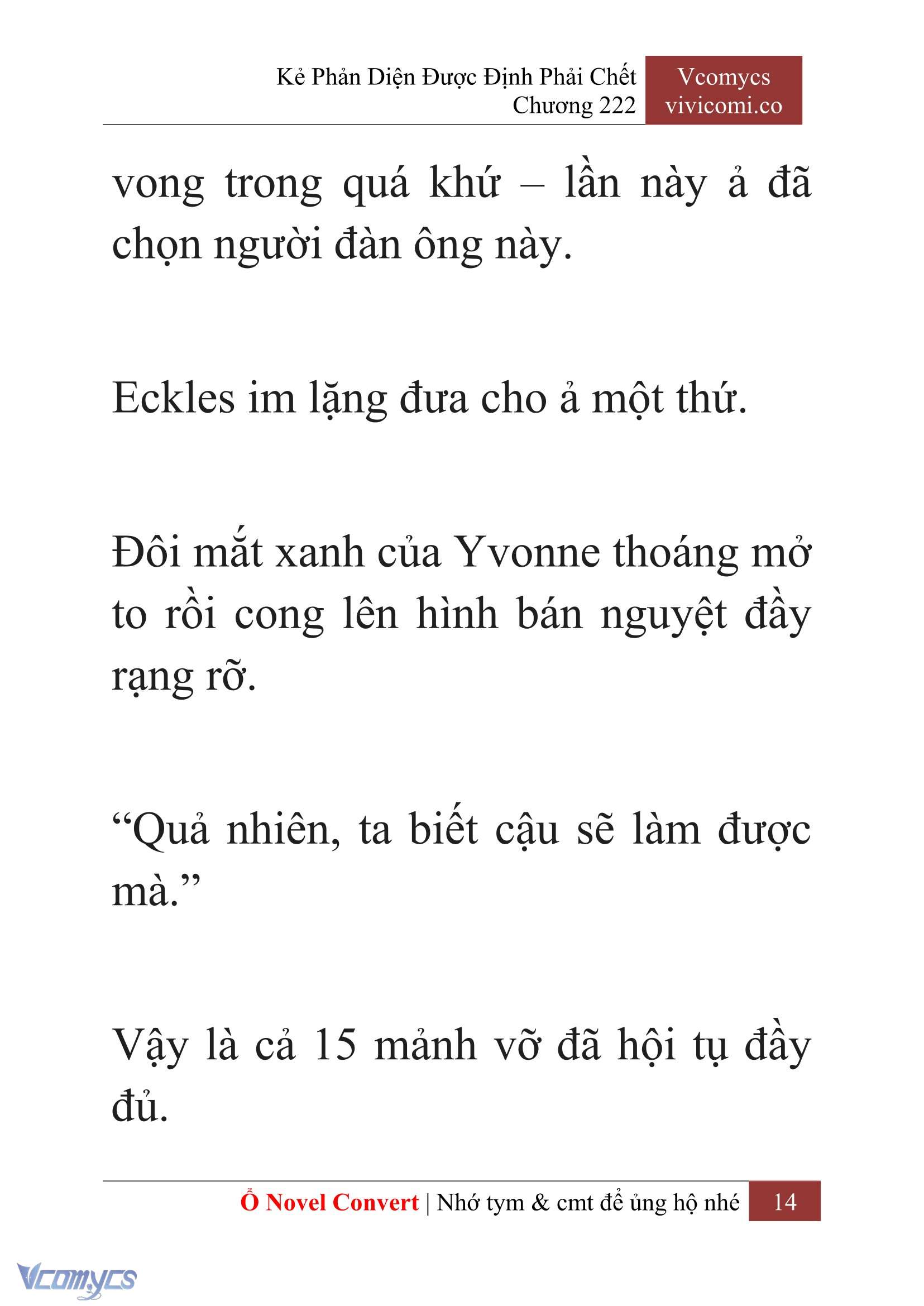 [Novel] Kẻ Phản Diện Được Định Phải Chết Chap 222 - Next Chap 223