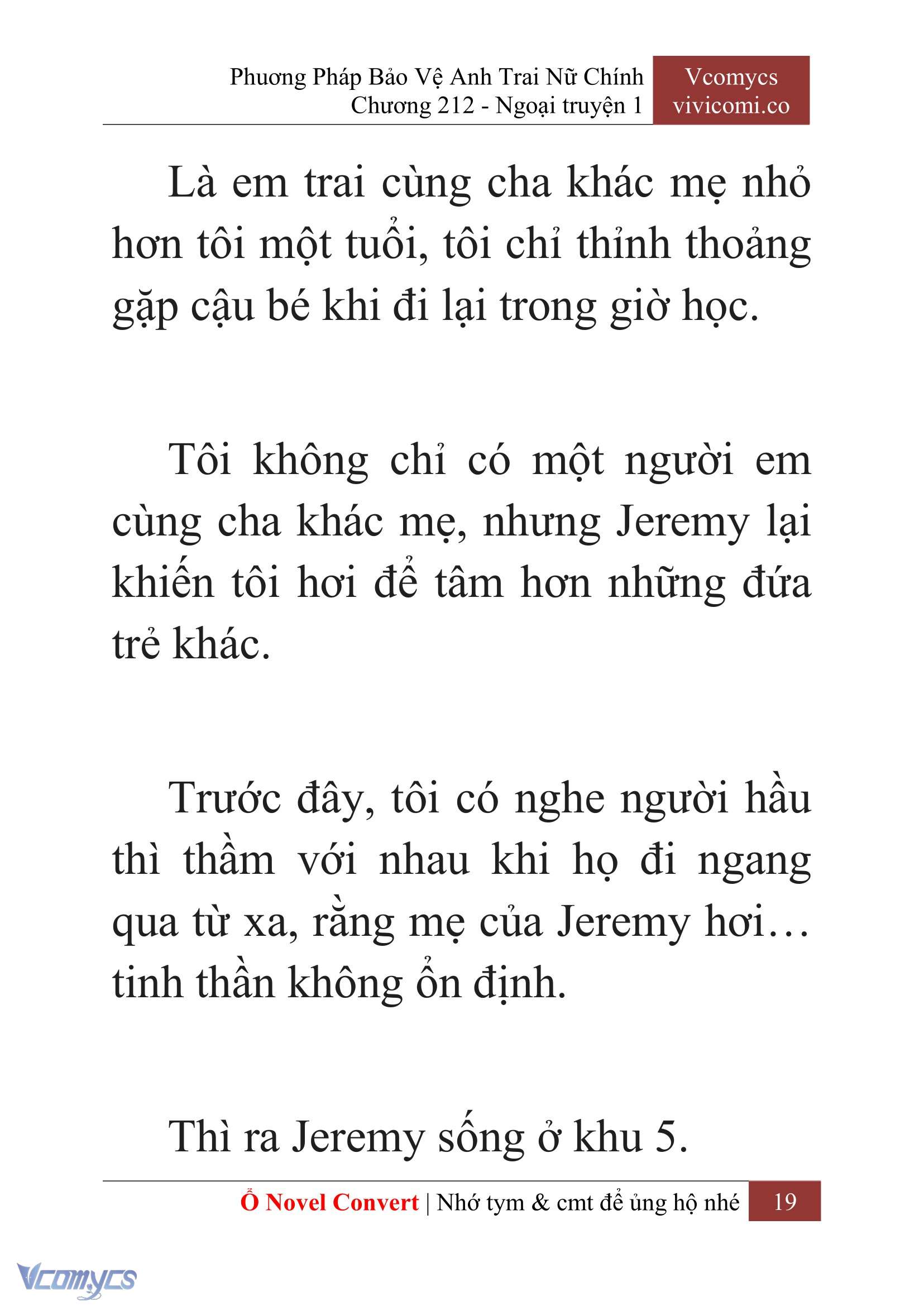 [Novel] Phương Pháp Bảo Vệ Anh Trai Nữ Chính Chap 212 - Trang 2