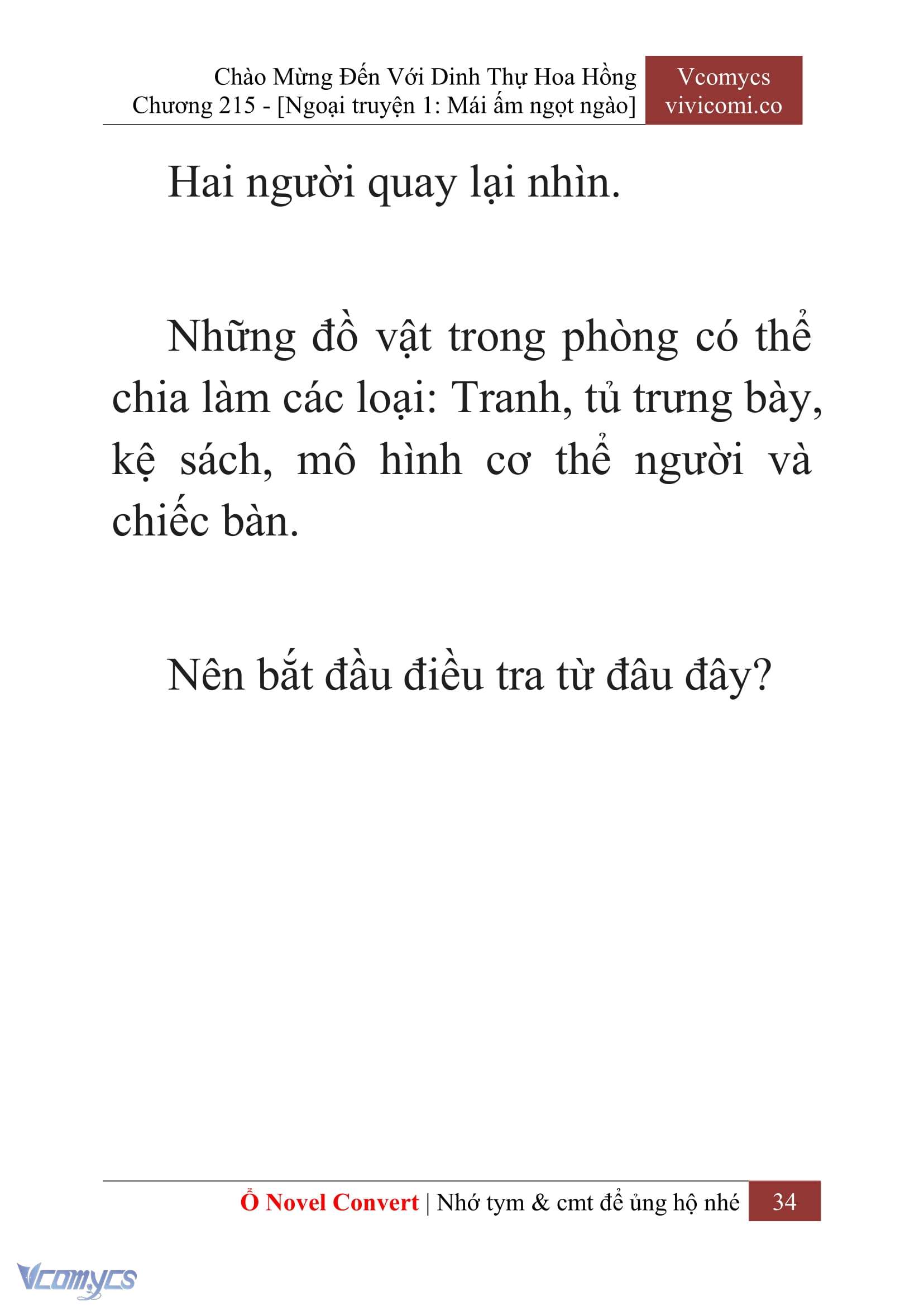 [Novel] Chào Mừng Đến Với Dinh Thự Hoa Hồng Chap 215 - Trang 2