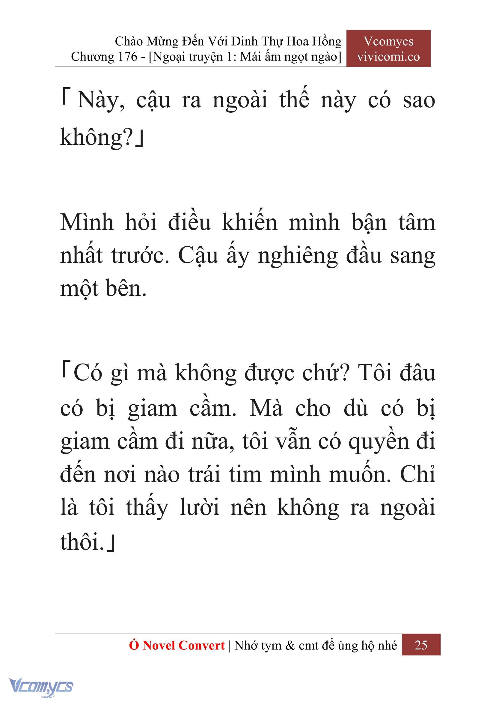 [Novel] Chào Mừng Đến Với Dinh Thự Hoa Hồng Chap 176 - Trang 2