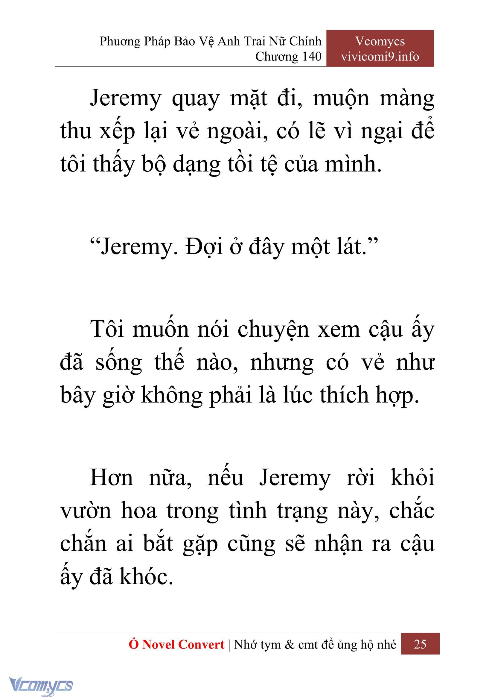 [Novel] Phương Pháp Bảo Vệ Anh Trai Nữ Chính Chap 140 - Trang 2