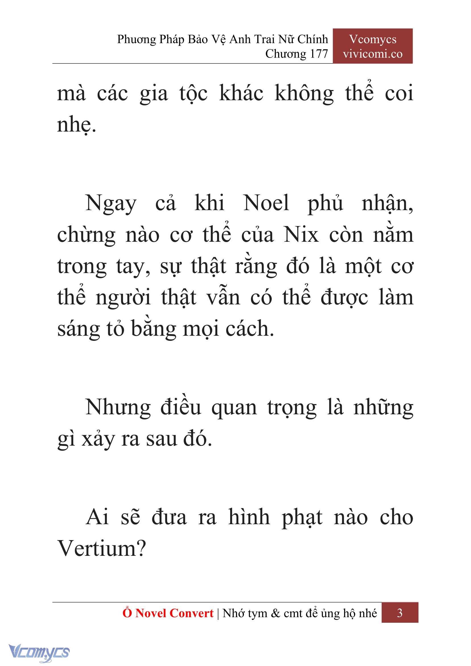 [Novel] Phương Pháp Bảo Vệ Anh Trai Nữ Chính Chap 177 - Trang 2