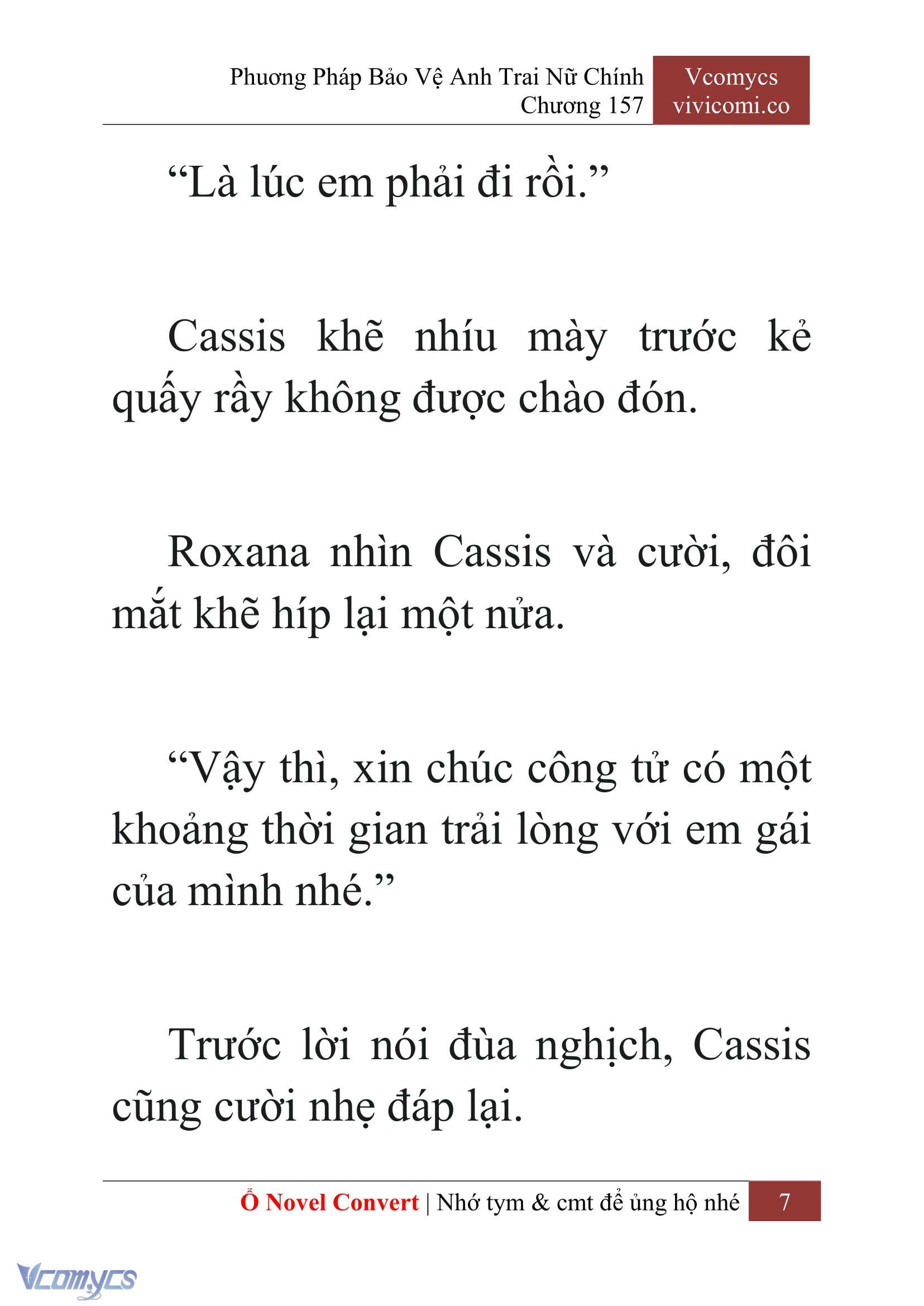 [Novel] Phương Pháp Bảo Vệ Anh Trai Nữ Chính Chap 157 - Trang 2