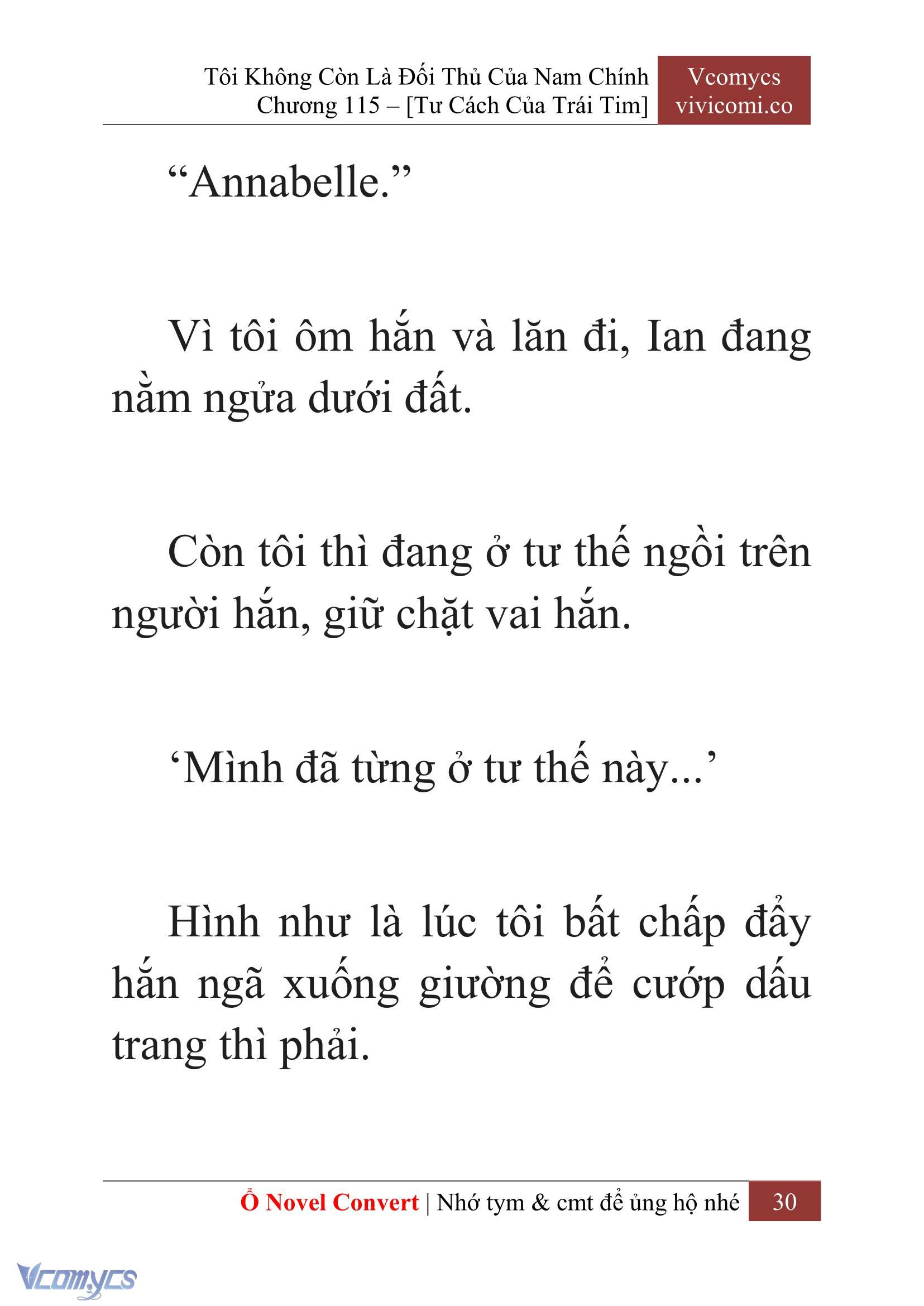[Novel] Tôi Không Còn Là Đối Thủ Của Nam Chính Chap 115 - Trang 2