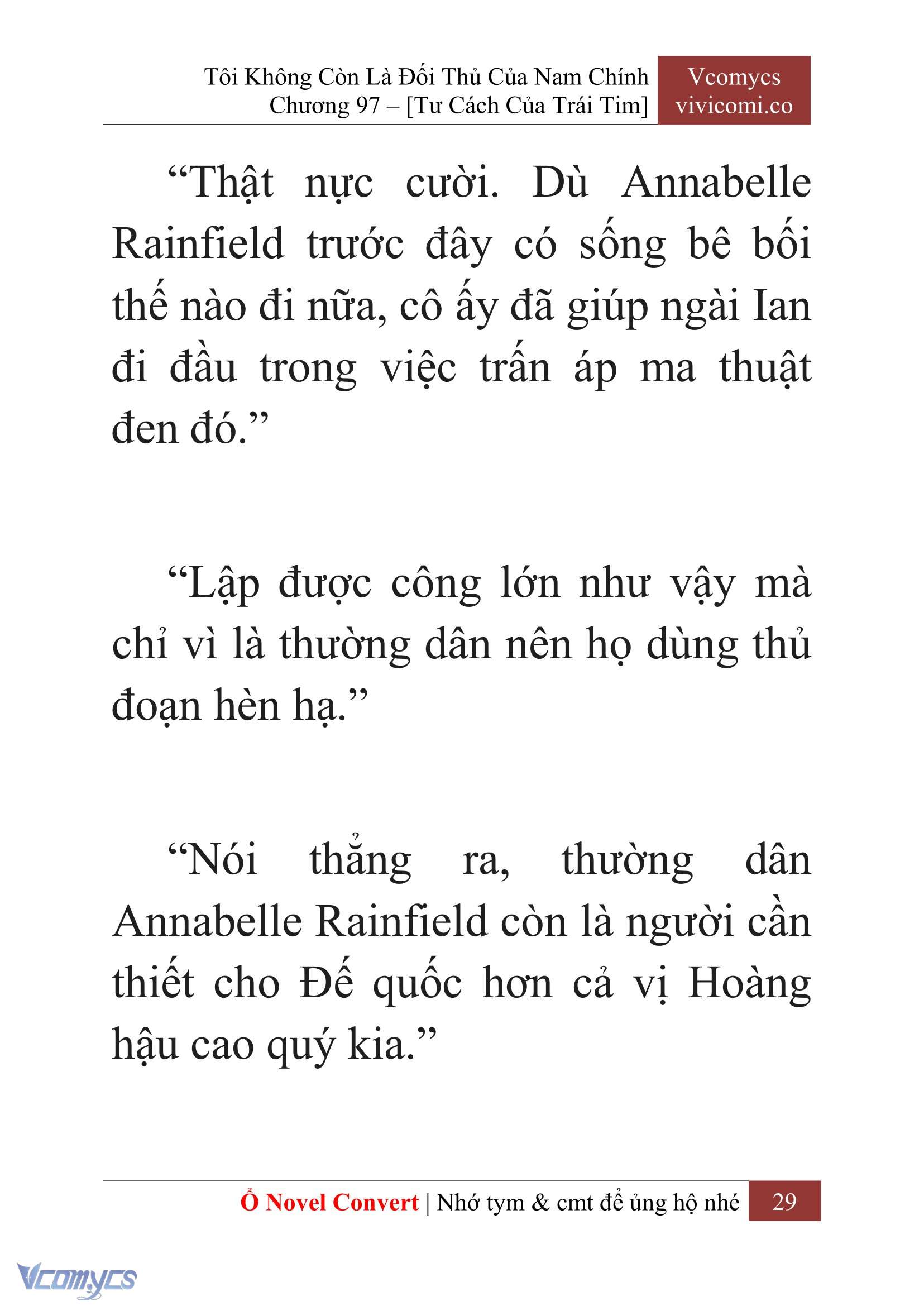 [Novel] Tôi Không Còn Là Đối Thủ Của Nam Chính Chap 97 - Trang 2