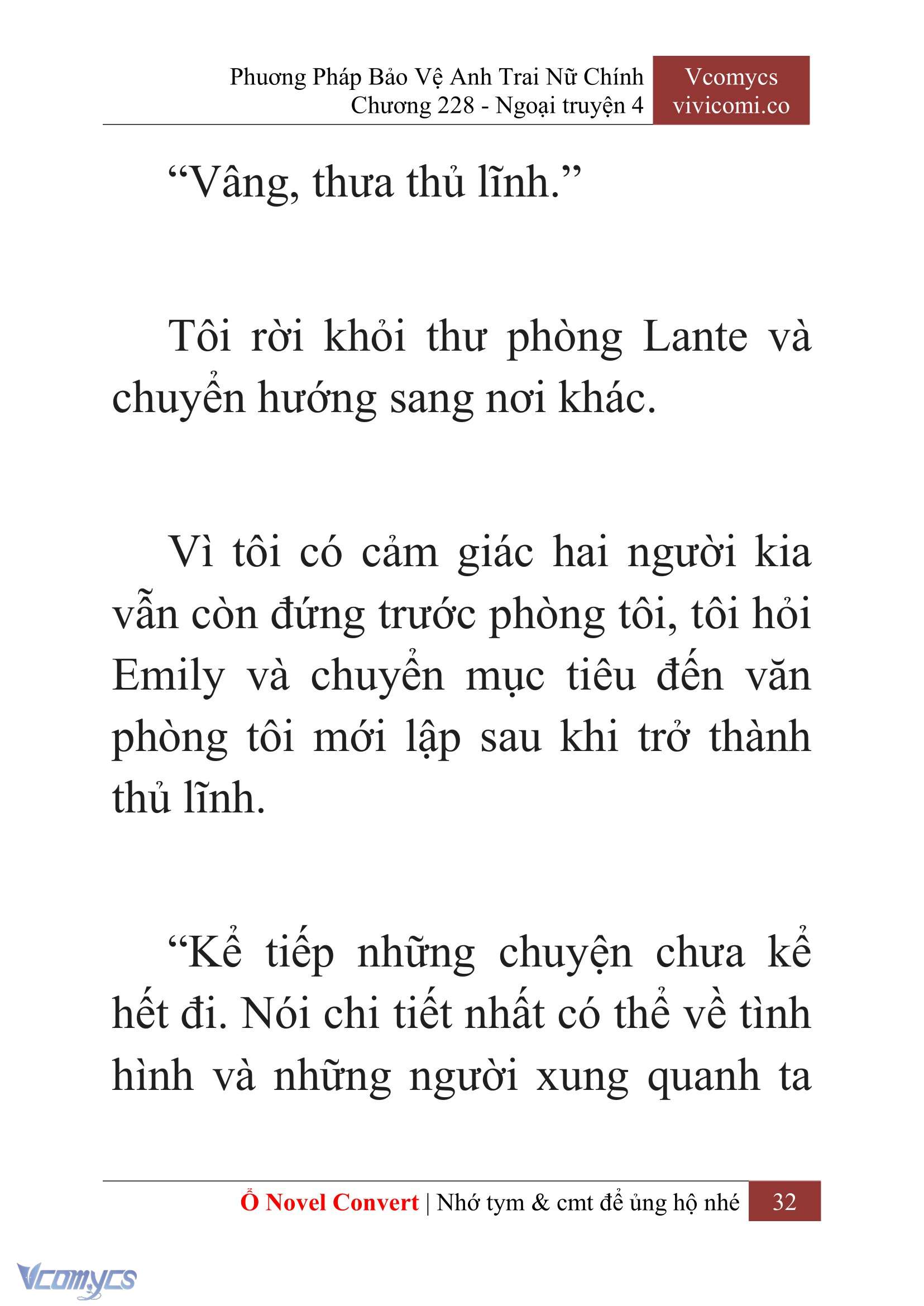 [Novel] Phương Pháp Bảo Vệ Anh Trai Nữ Chính Chap 228 - Trang 2