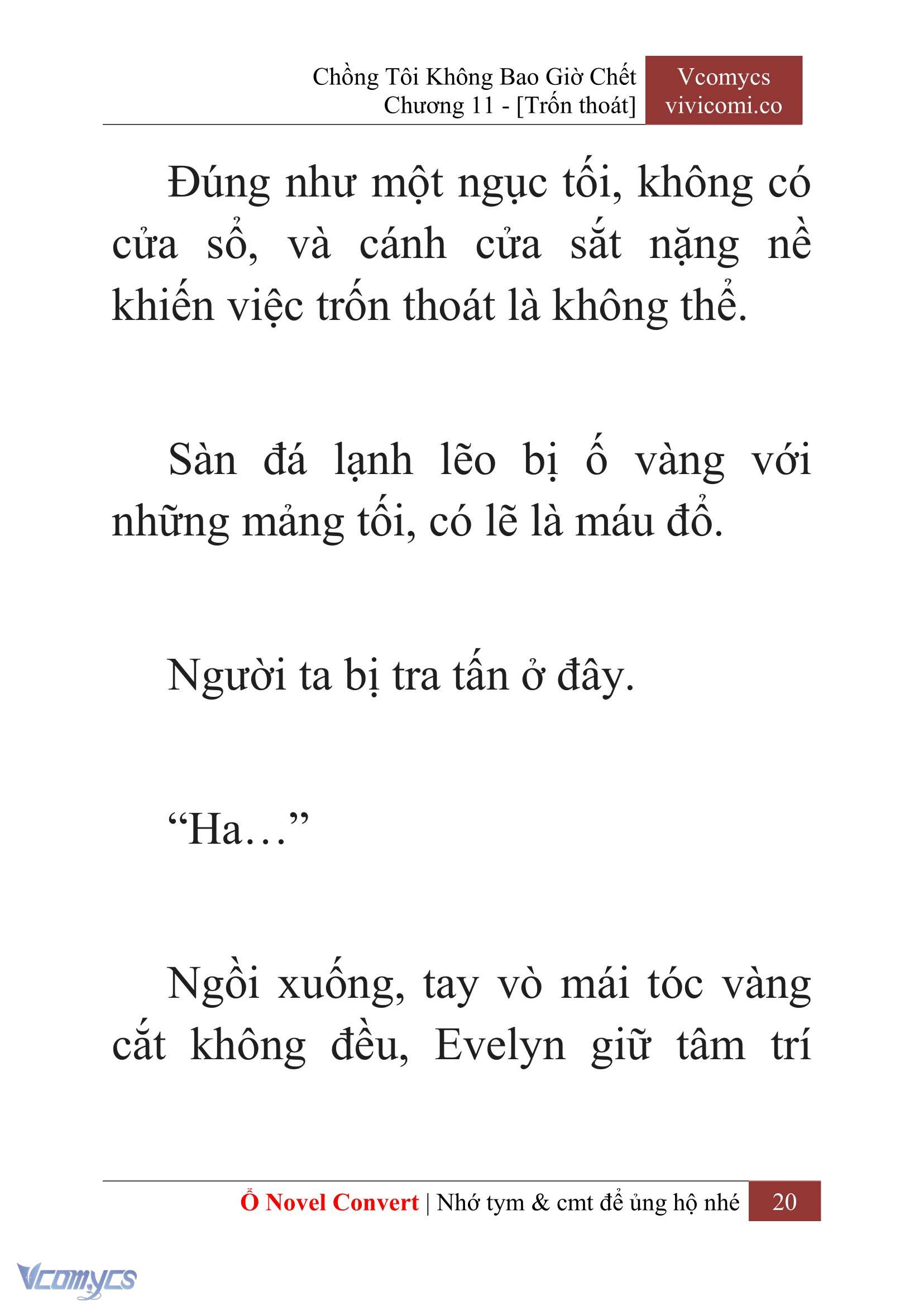 [Novel] Chồng Tôi Không Bao Giờ Chết Chap 11 - Trang 2