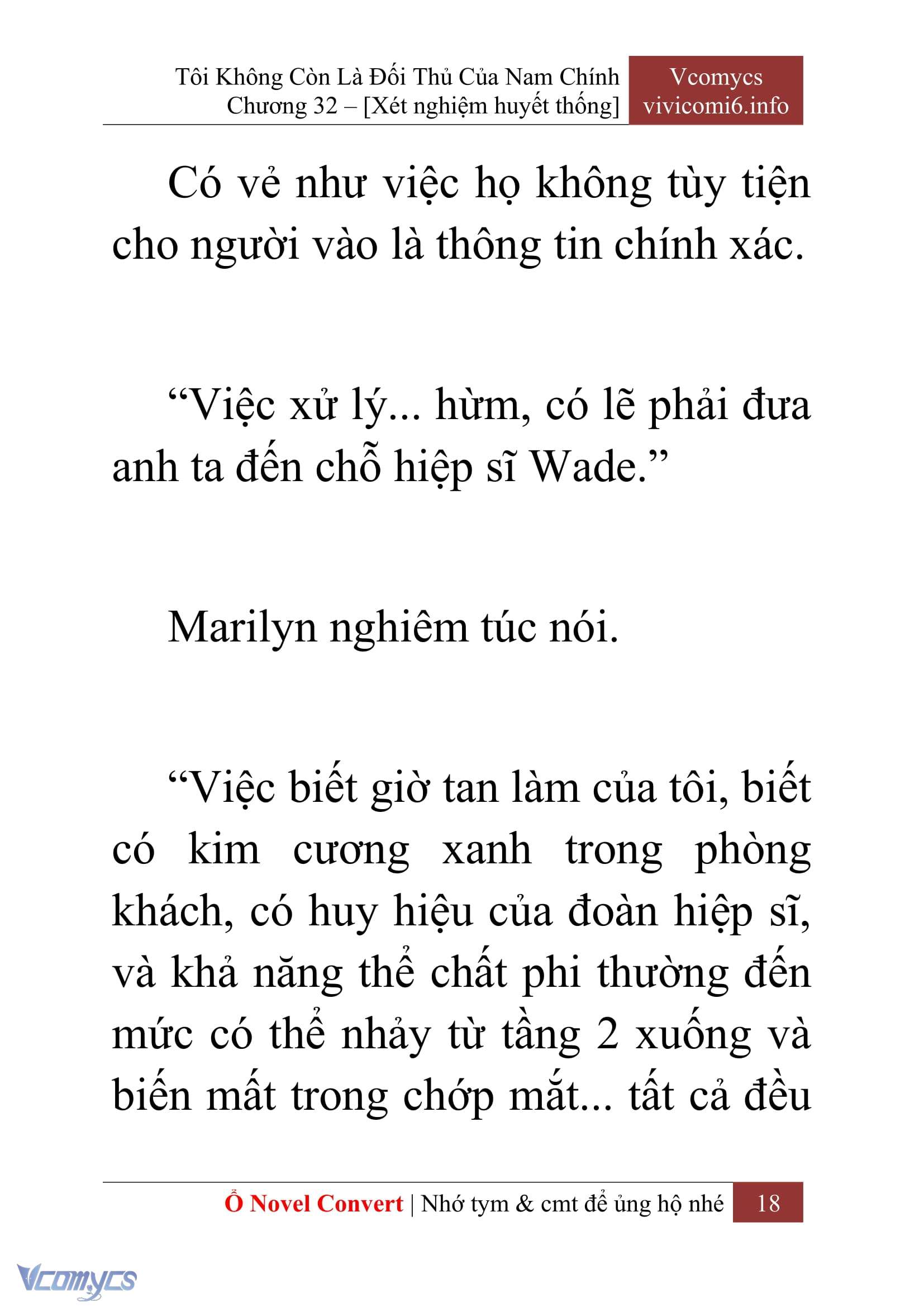 [Novel] Tôi Không Còn Là Đối Thủ Của Nam Chính Chap 32 - Trang 2