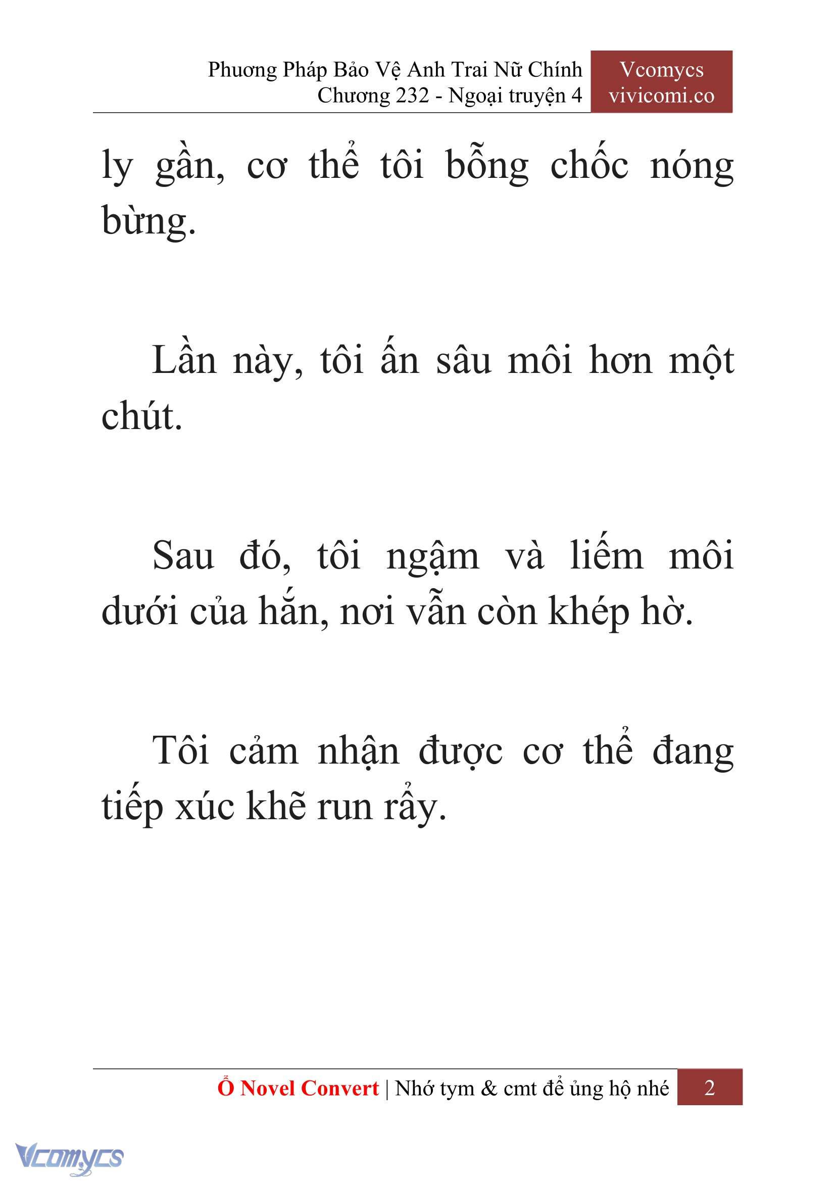 [Novel] Phương Pháp Bảo Vệ Anh Trai Nữ Chính Chap 232 - Trang 2