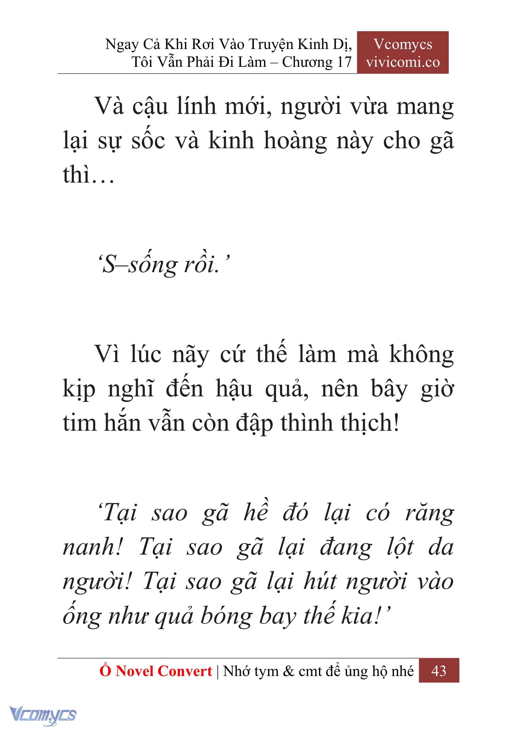 [Novel] Ngay Cả Khi Rơi Vào Truyện Kinh Dị, Tôi Vẫn Phải Đi Làm Chap 17 - Trang 2