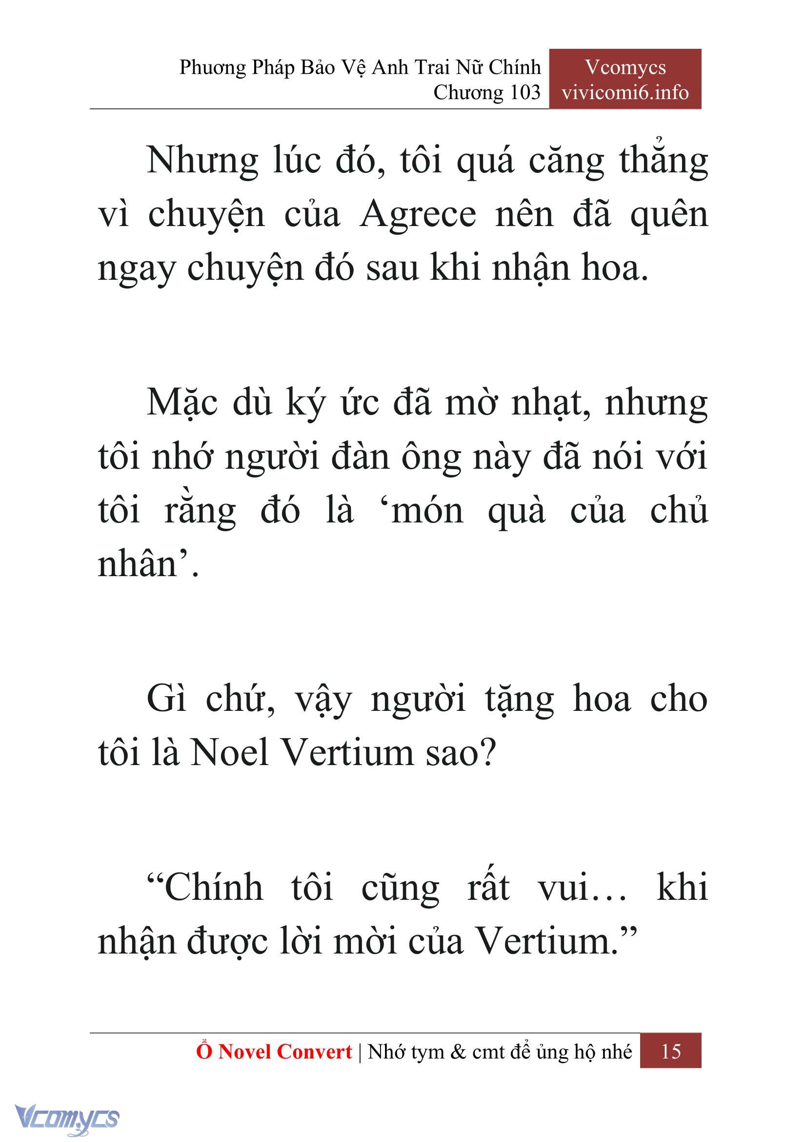 [Novel] Phương Pháp Bảo Vệ Anh Trai Nữ Chính Chap 103 - Trang 2