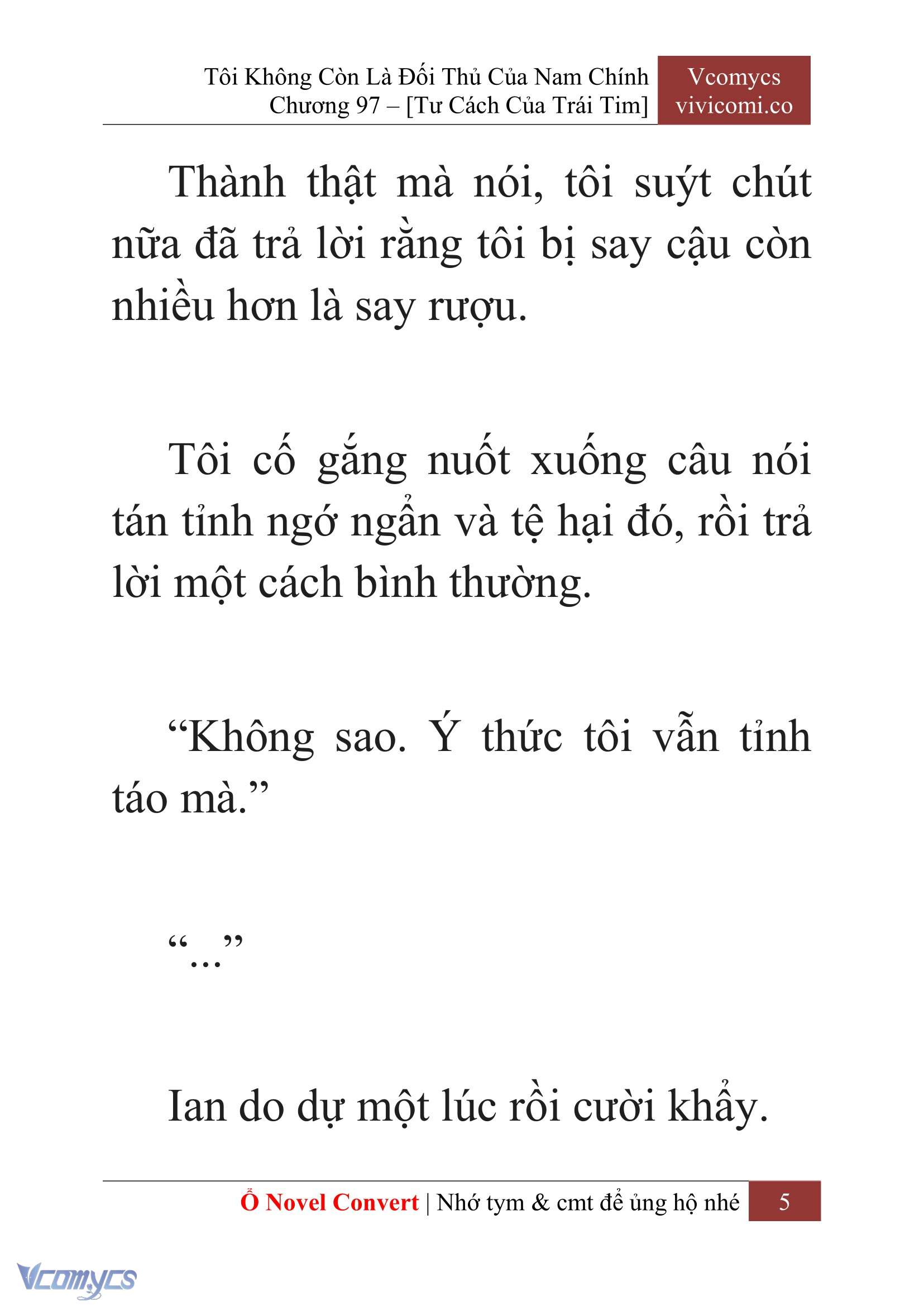 [Novel] Tôi Không Còn Là Đối Thủ Của Nam Chính Chap 97 - Trang 2