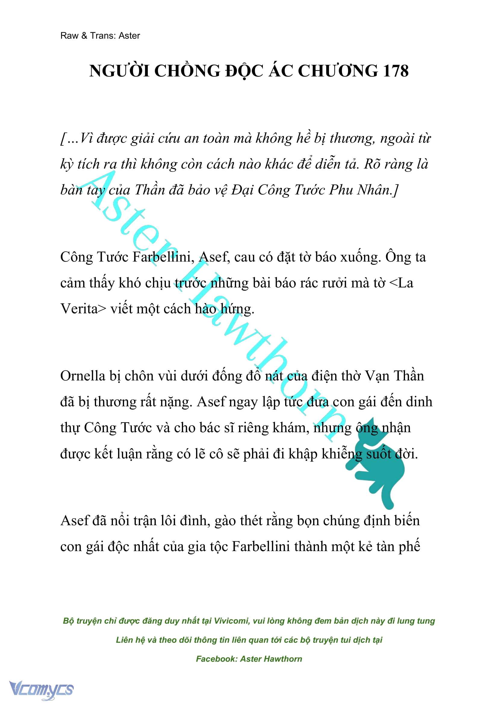 [NOVEL] Người Chồng Độc Ác Chap 178 - Next Chap 179